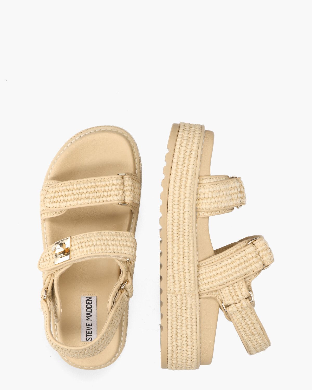 Bigmona Sandal Naturel Damessandalen