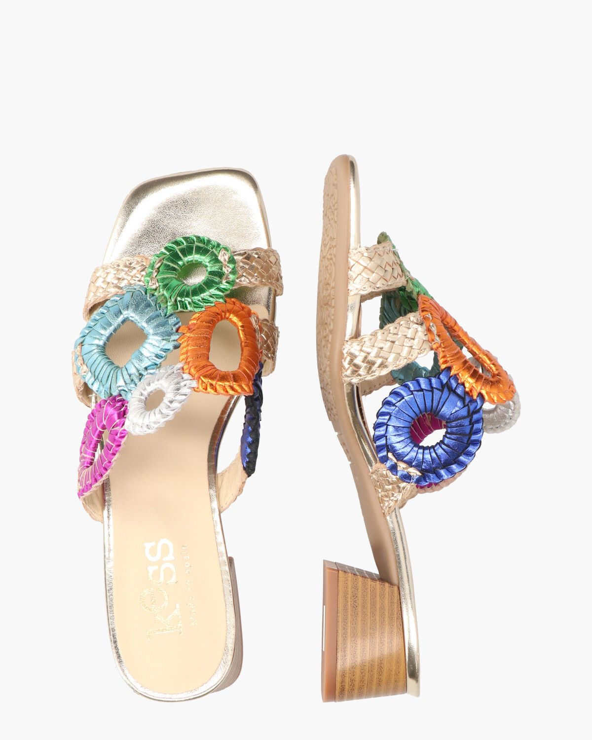 21036 Multicolor Damesslippers