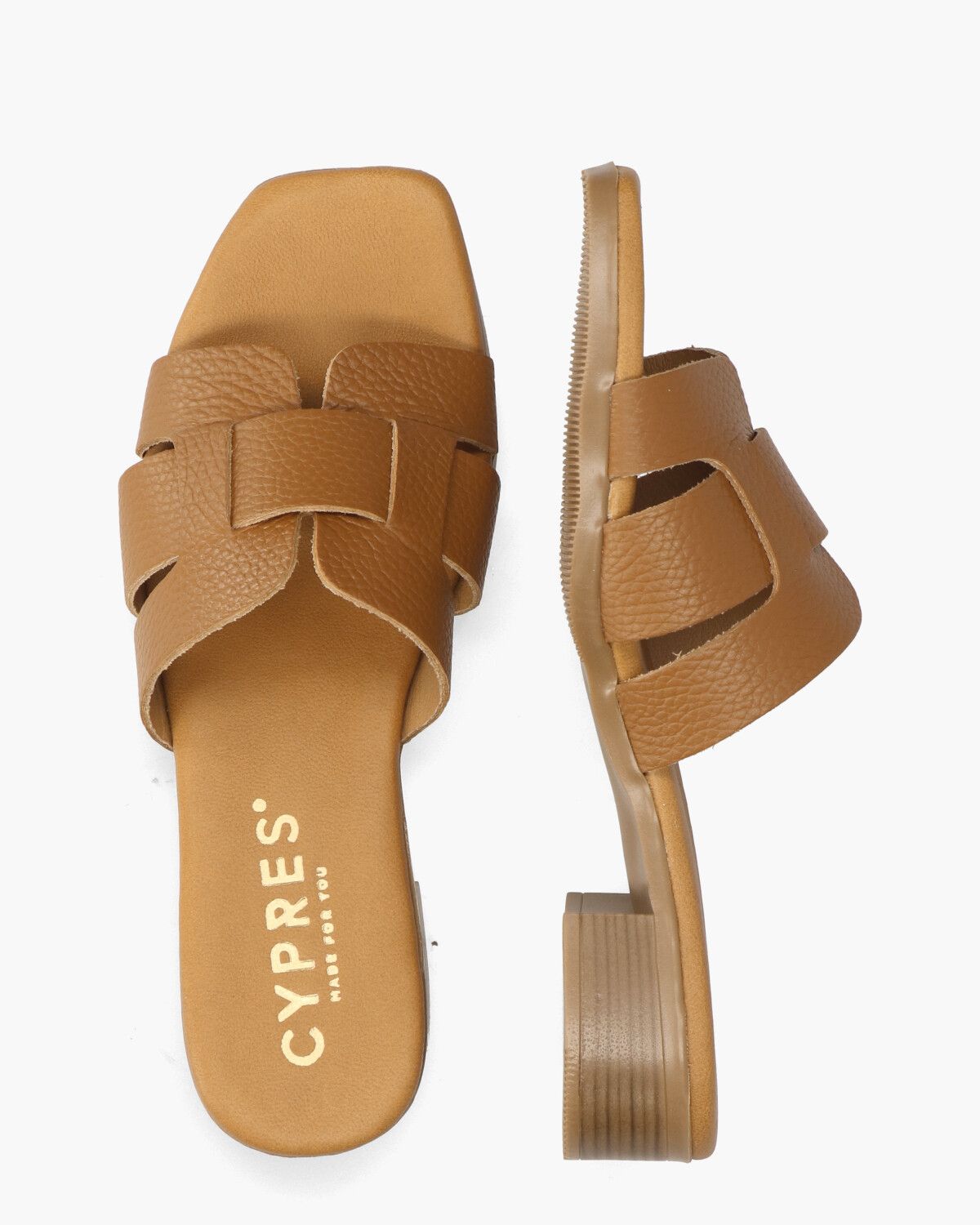 Wohmy Cognac Damesslippers