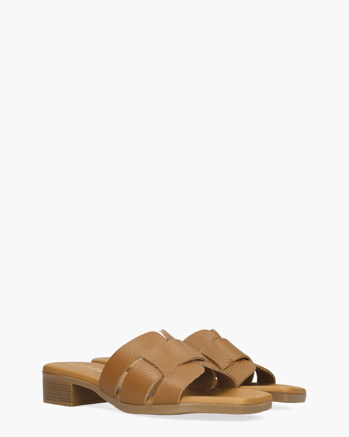 Wohmy Cognac Damesslippers