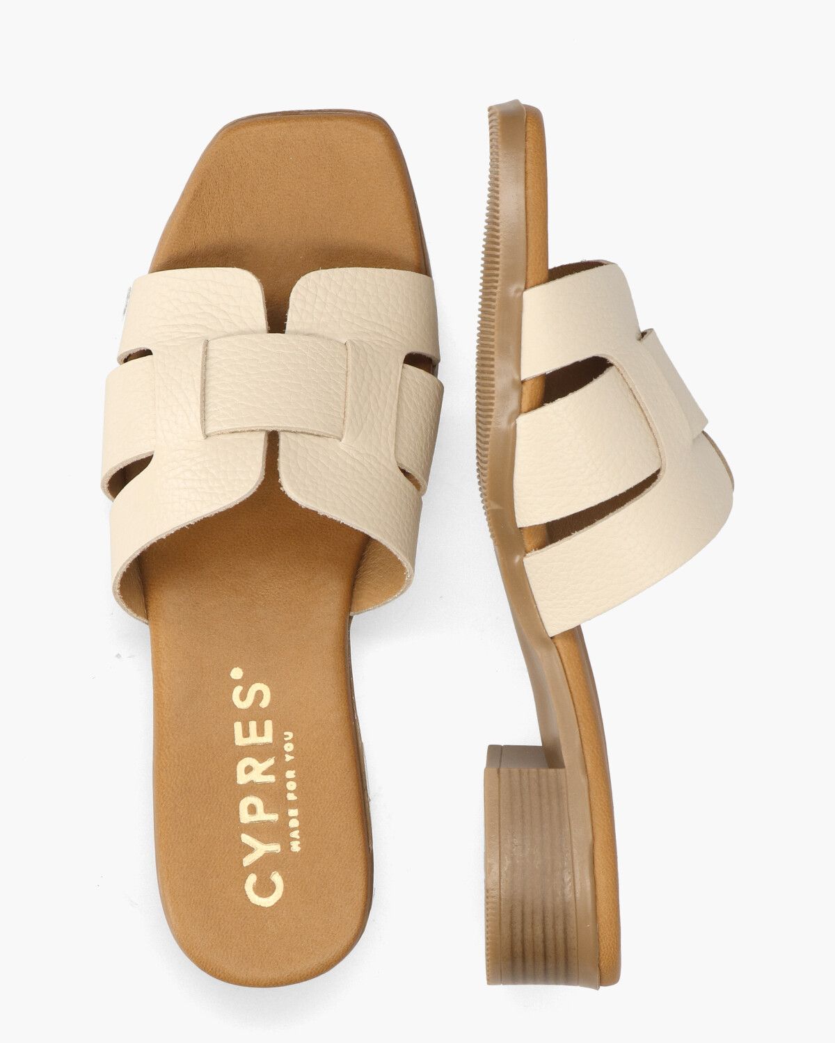 Wohmy Off-White Damesslippers