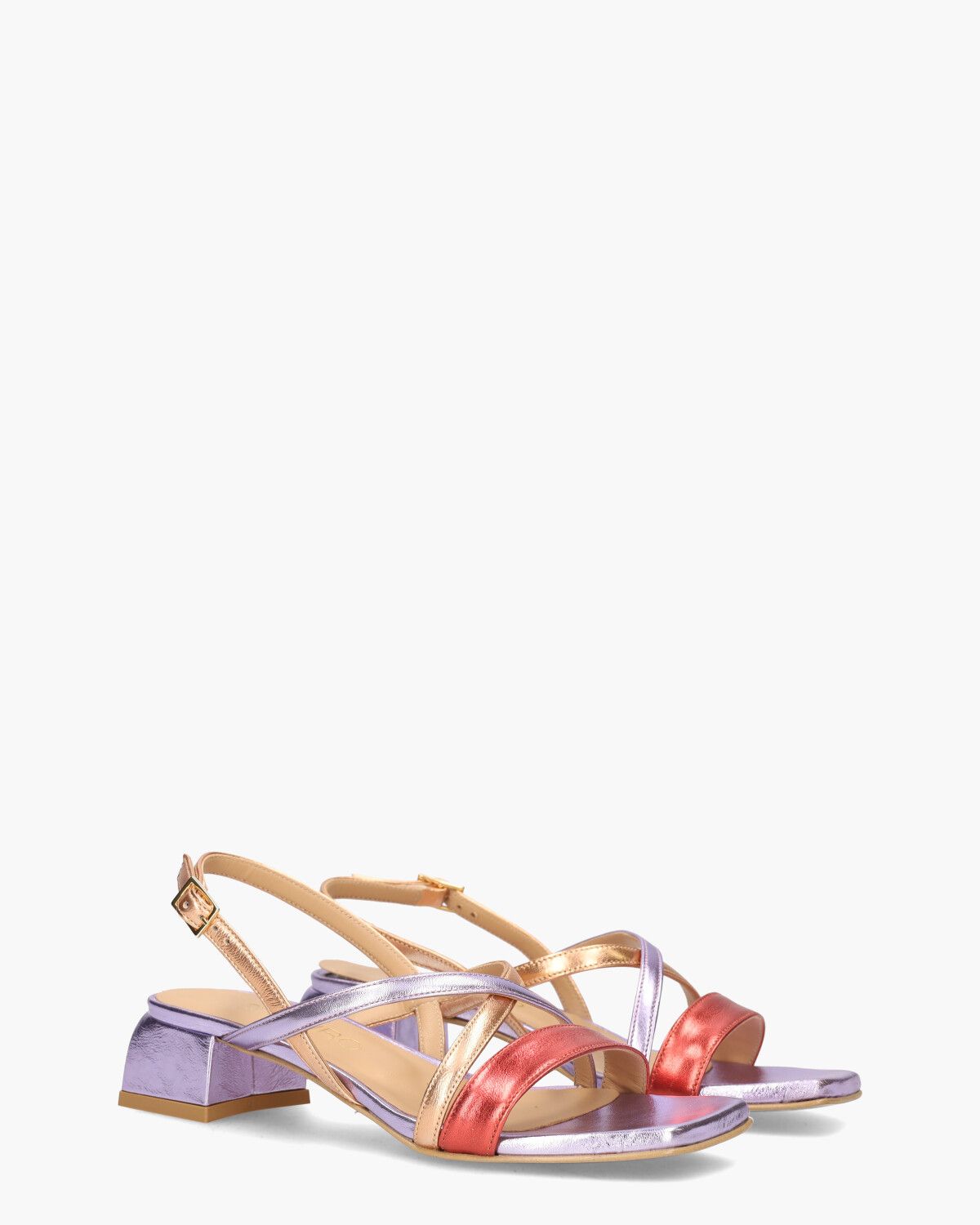 3000 Lila/Multicolor Damessandalen