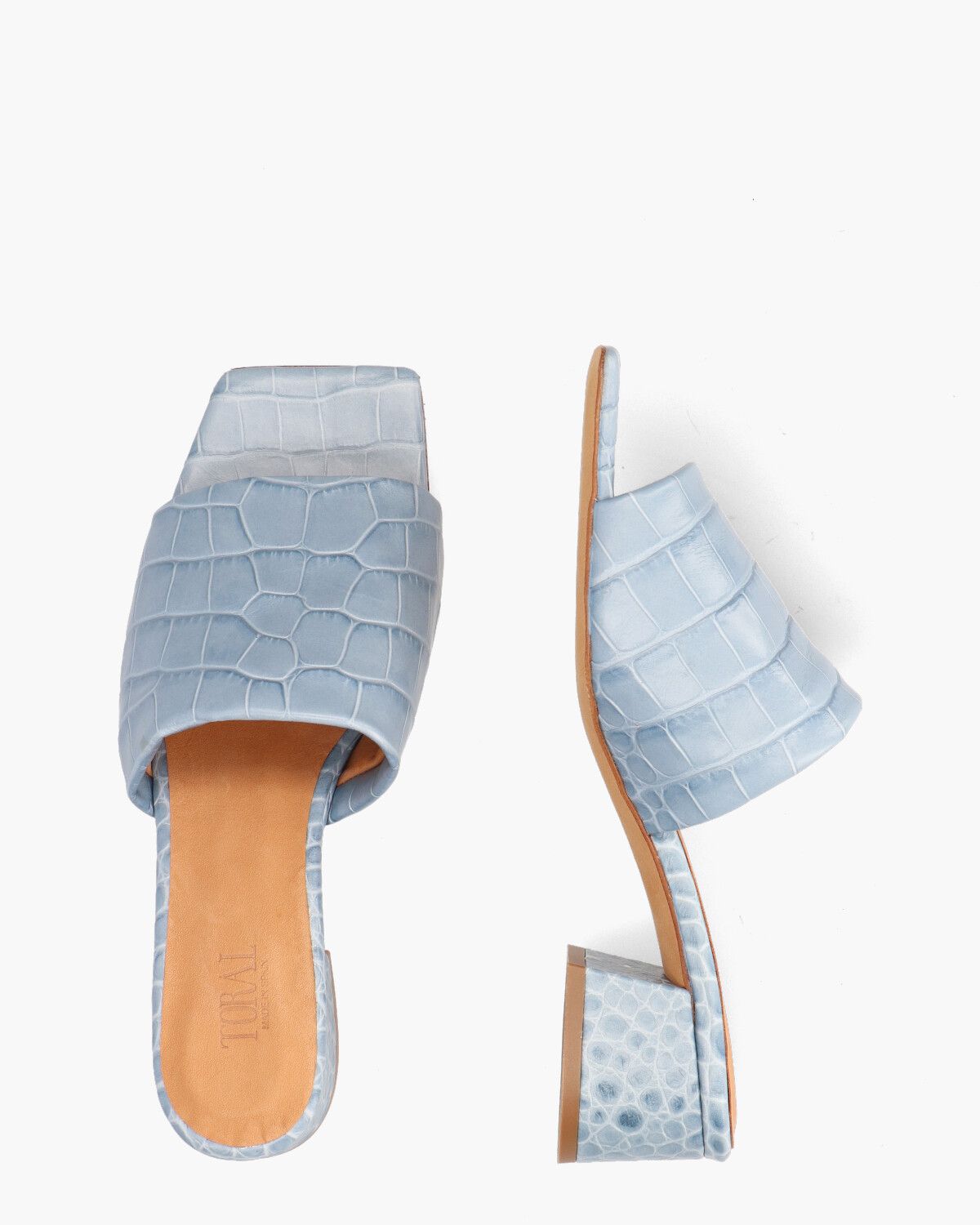 TL-12626 Lichtblauw Damesslippers