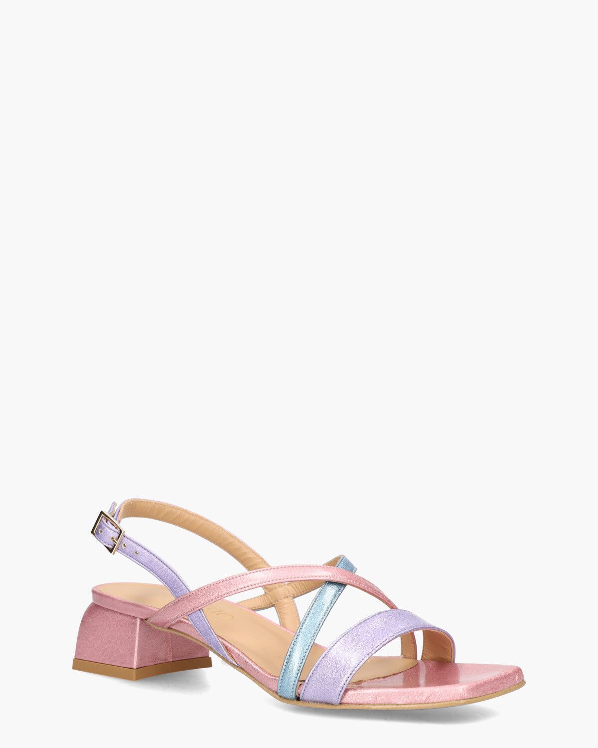 3000 Lichtroze/Multicolor Damessandalen