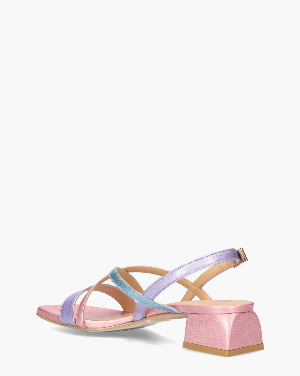 3000 Lichtroze/Multicolor Damessandalen