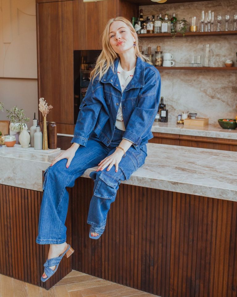 Terese Blauw Damesslippers