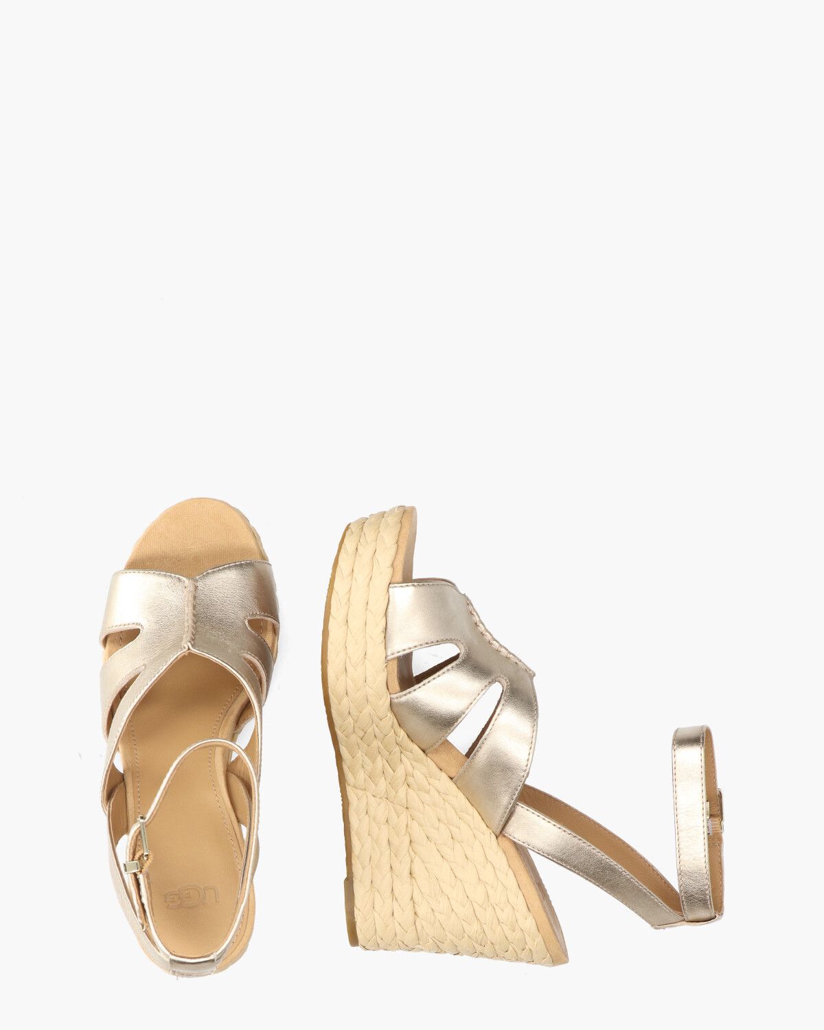 Careena Sandal Pale Gold Metallic Damessandalen