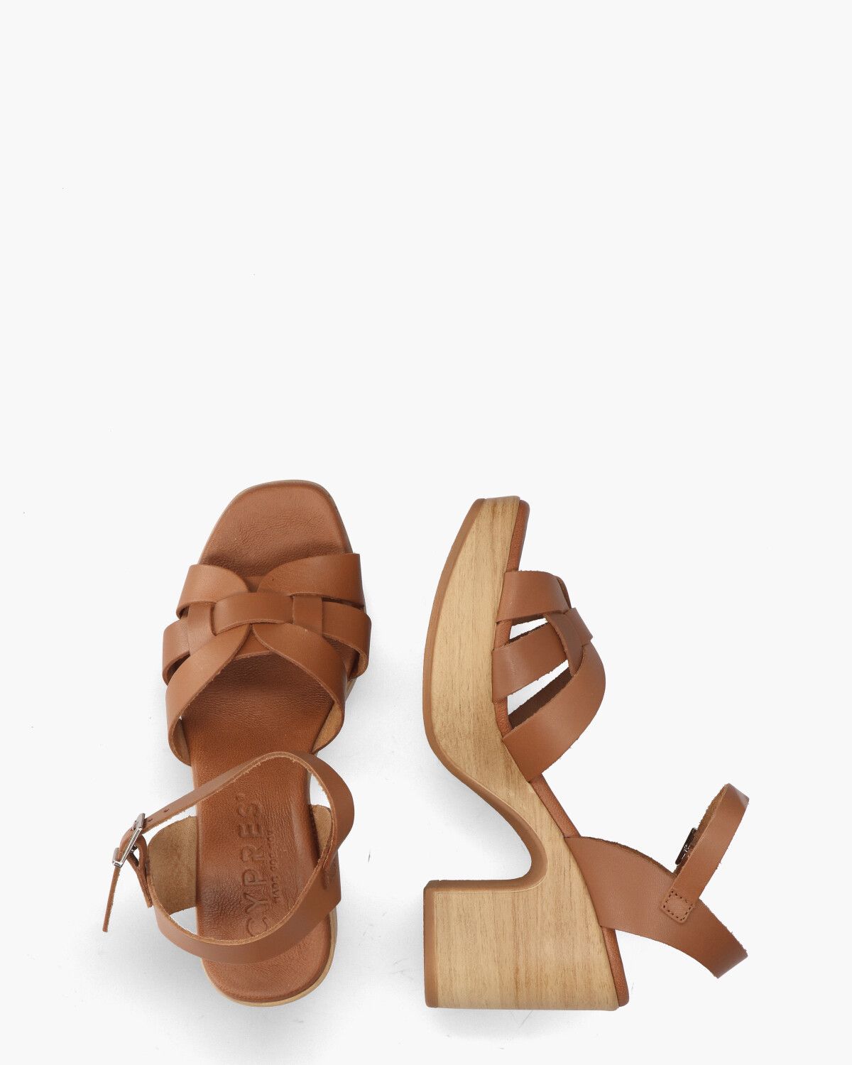 Tsilia Cognac Damessandalen