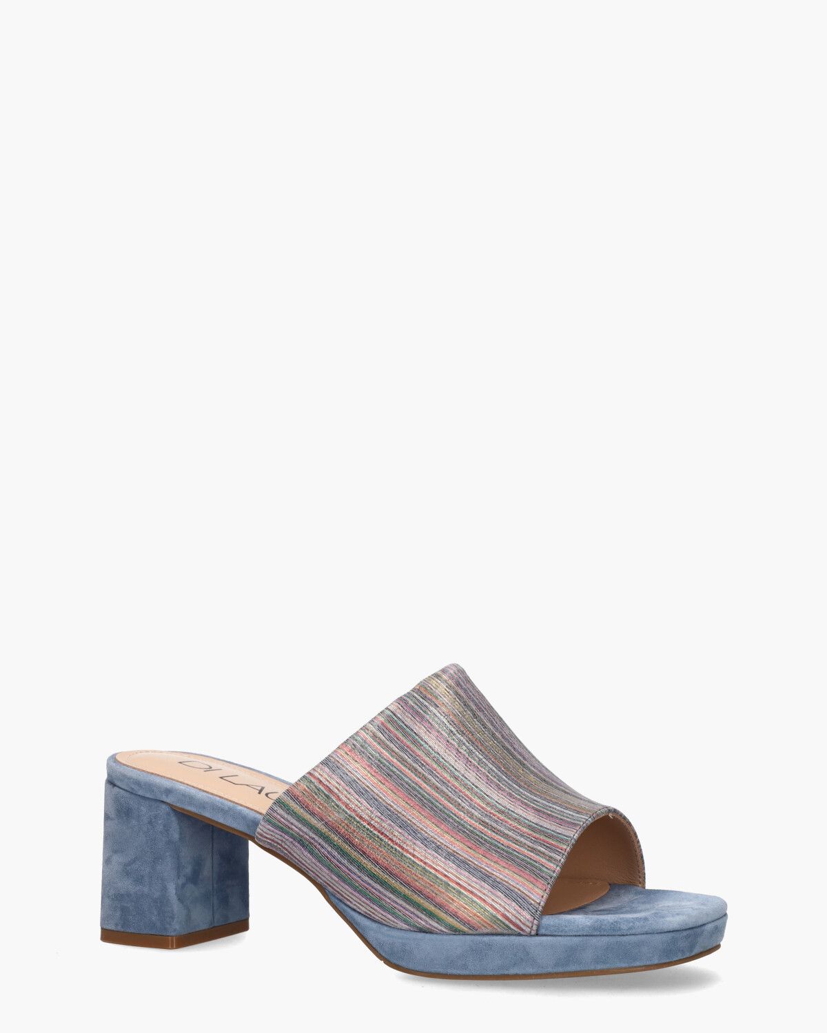 Toria Blauw/Multicolor Damesslippers
