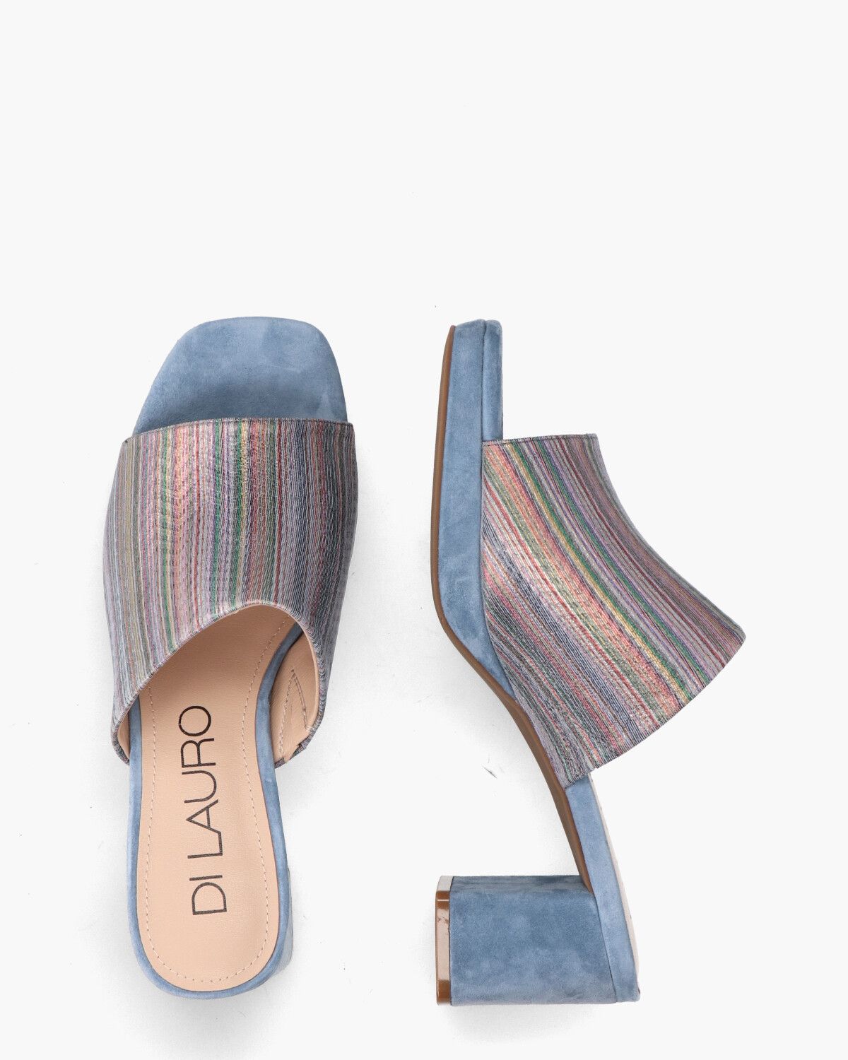 Toria Blauw/Multicolor Damesslippers