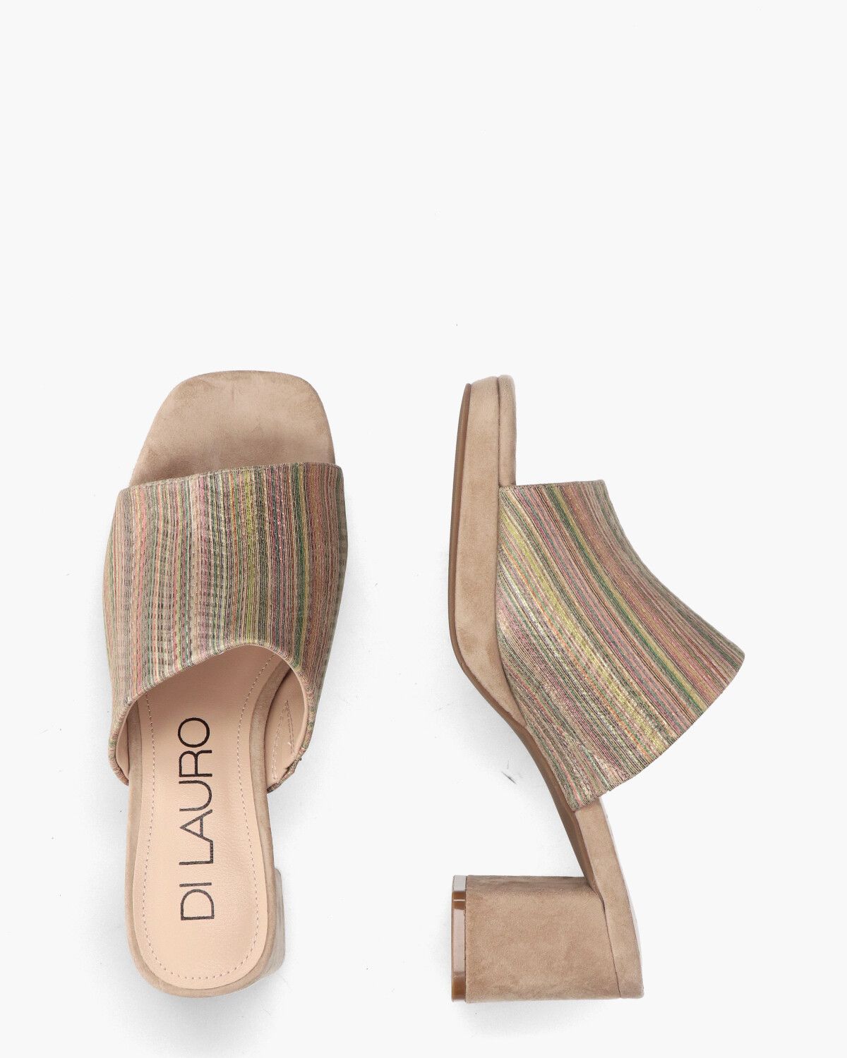 Toria Beige/Multicolor Damesslippers