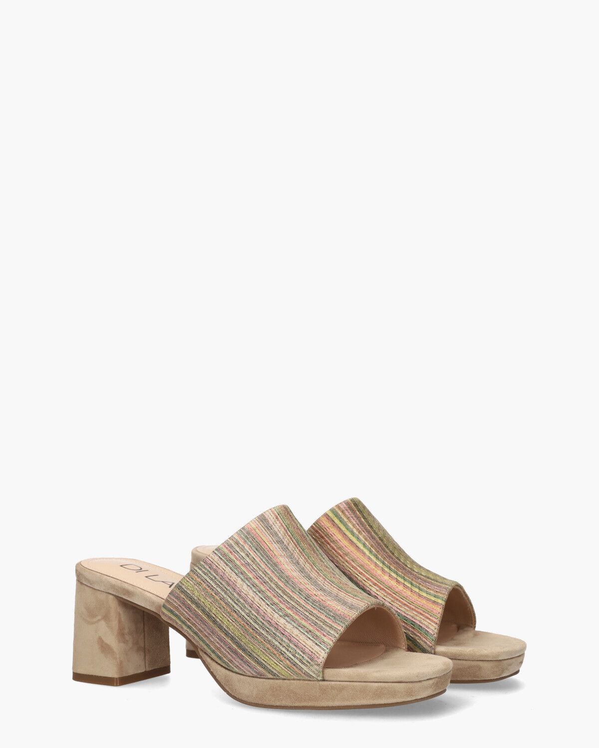 Toria Beige/Multicolor Damesslippers