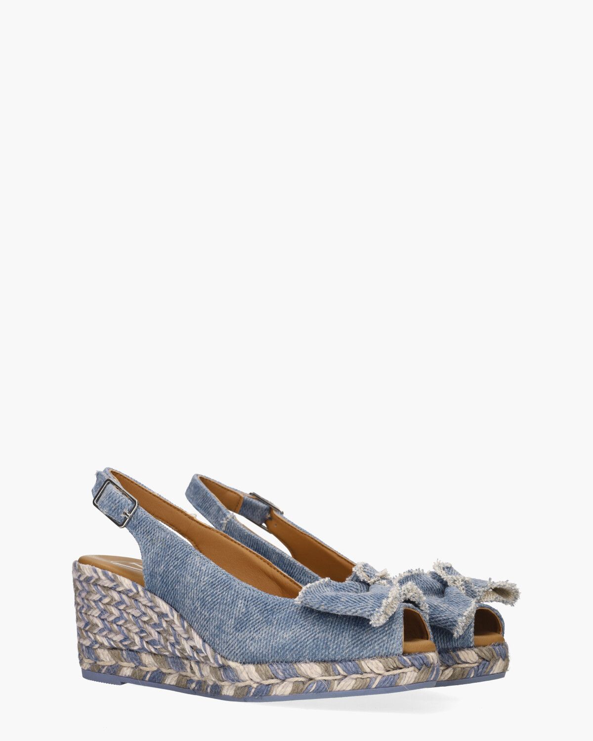 2246 Jeansblauw Damessandalen