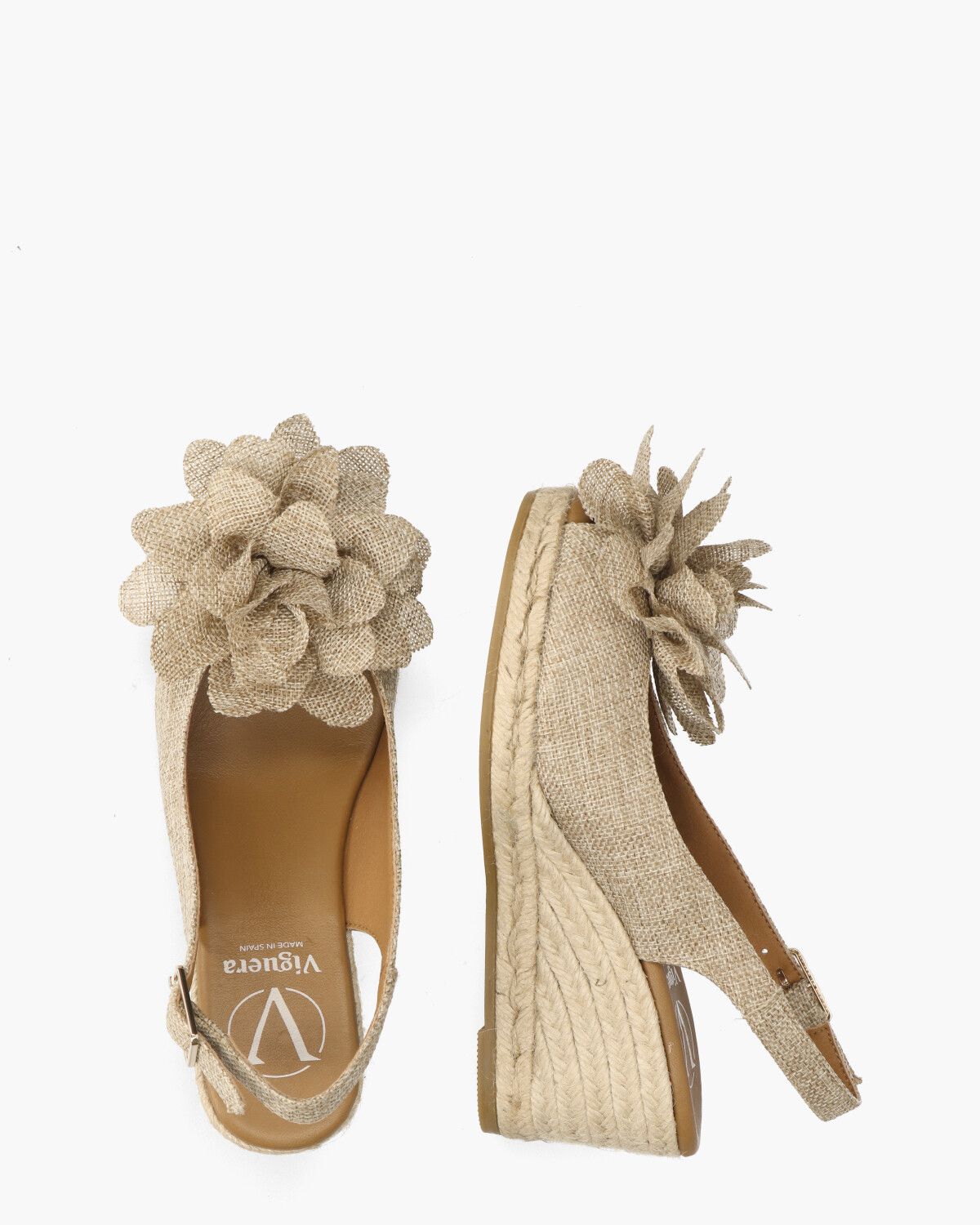 2246 Beige Damessandalen