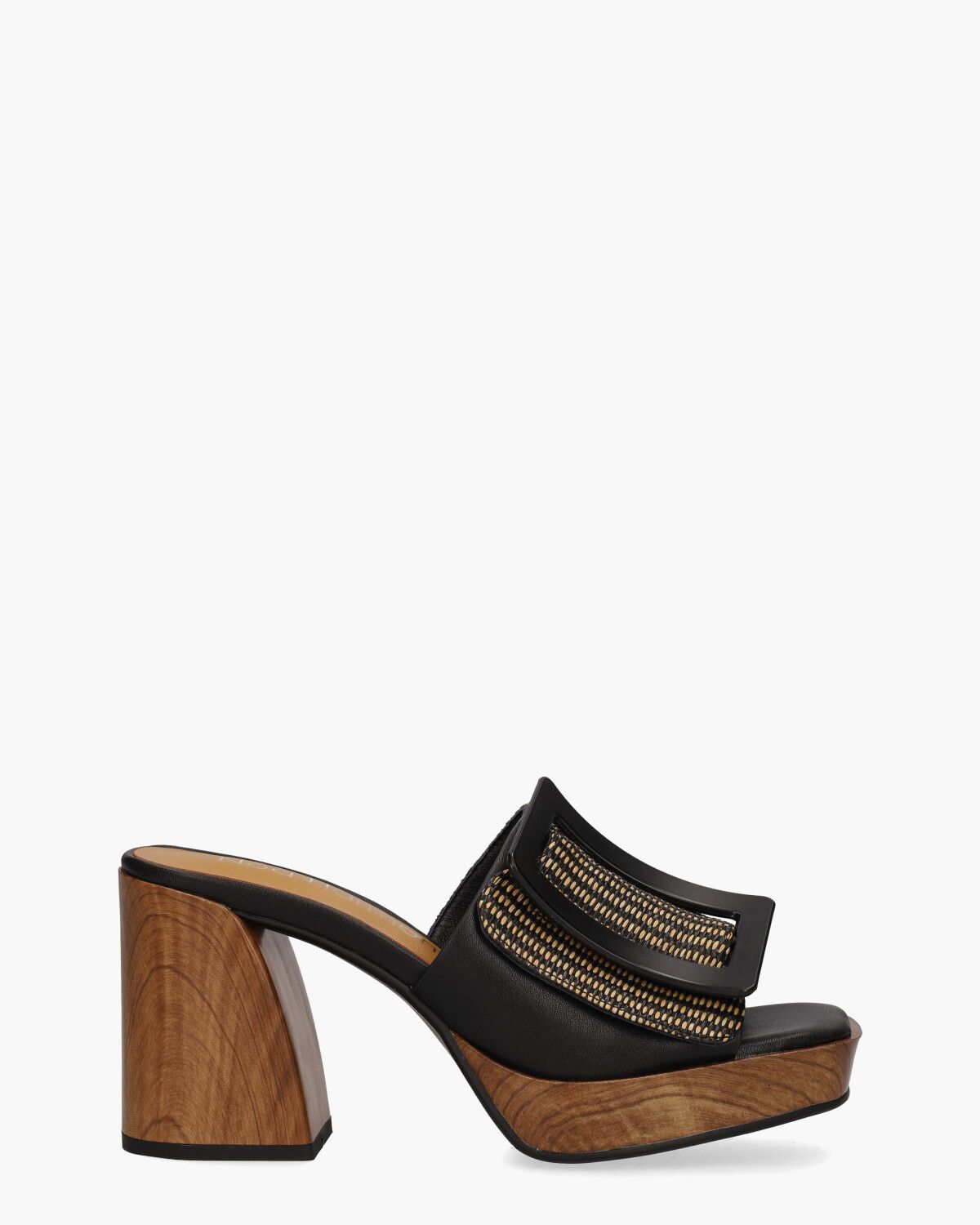 Eden Zwart Damesslippers
