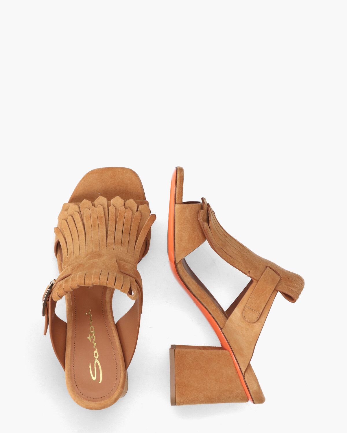 70801 Cognac Damessandalen
