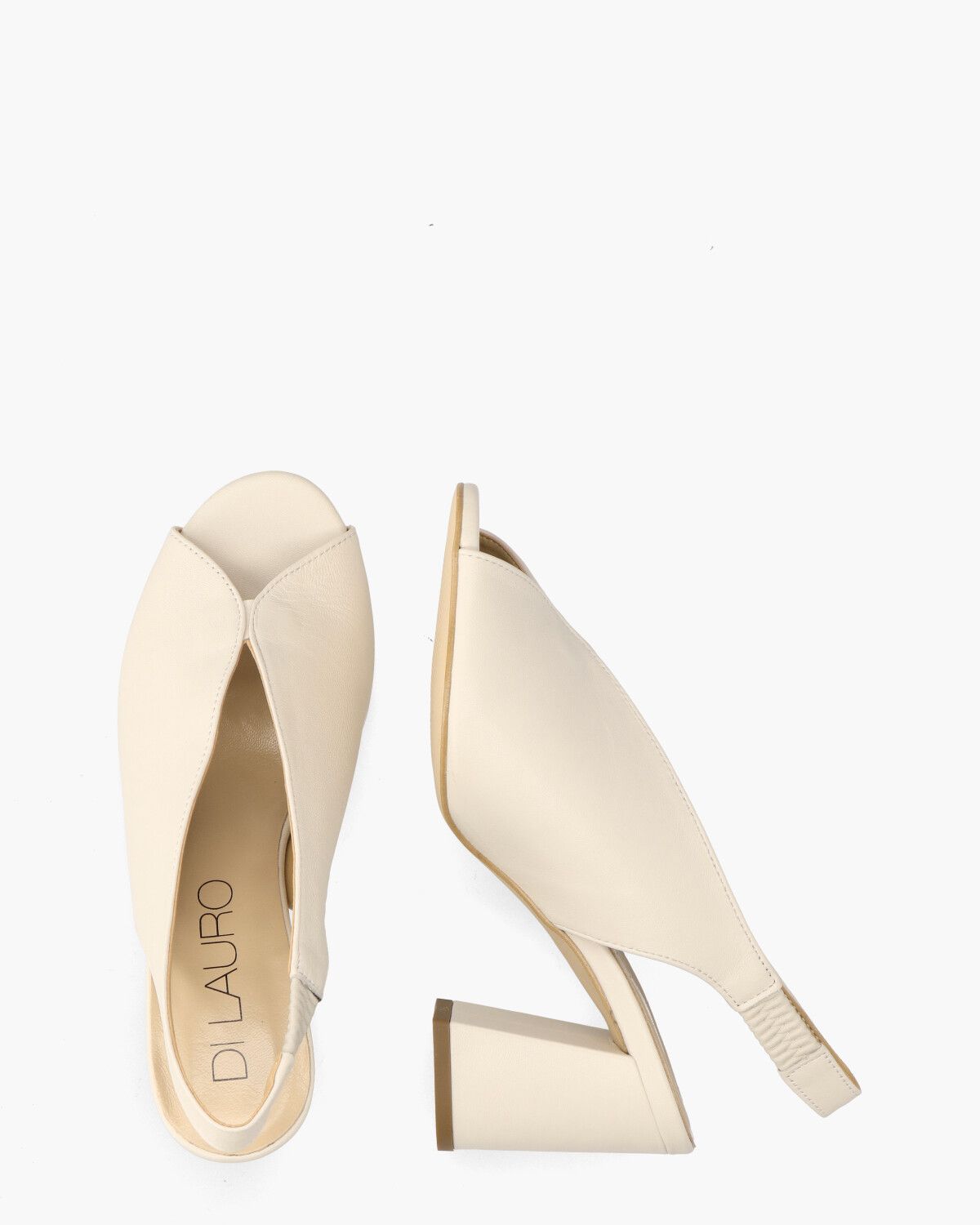 Rosette Off-White Dames Slingbackpumps