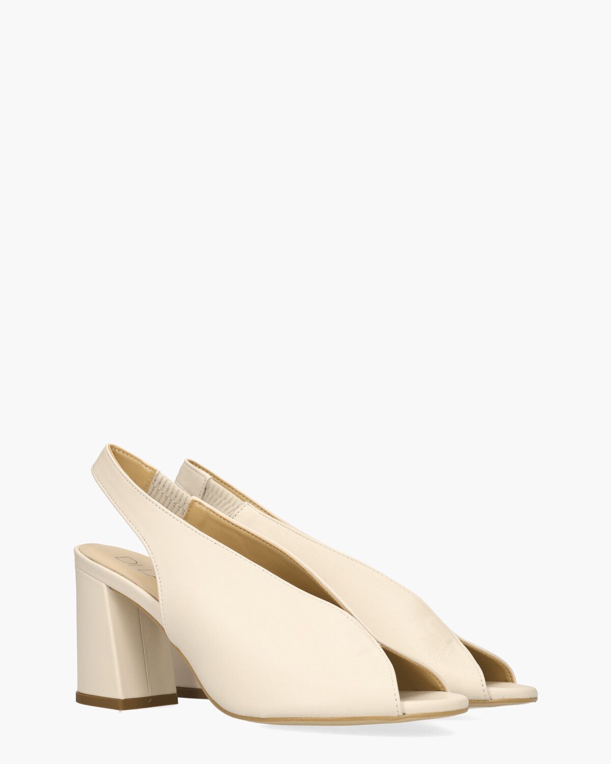Rosette Off-White Dames Slingbackpumps