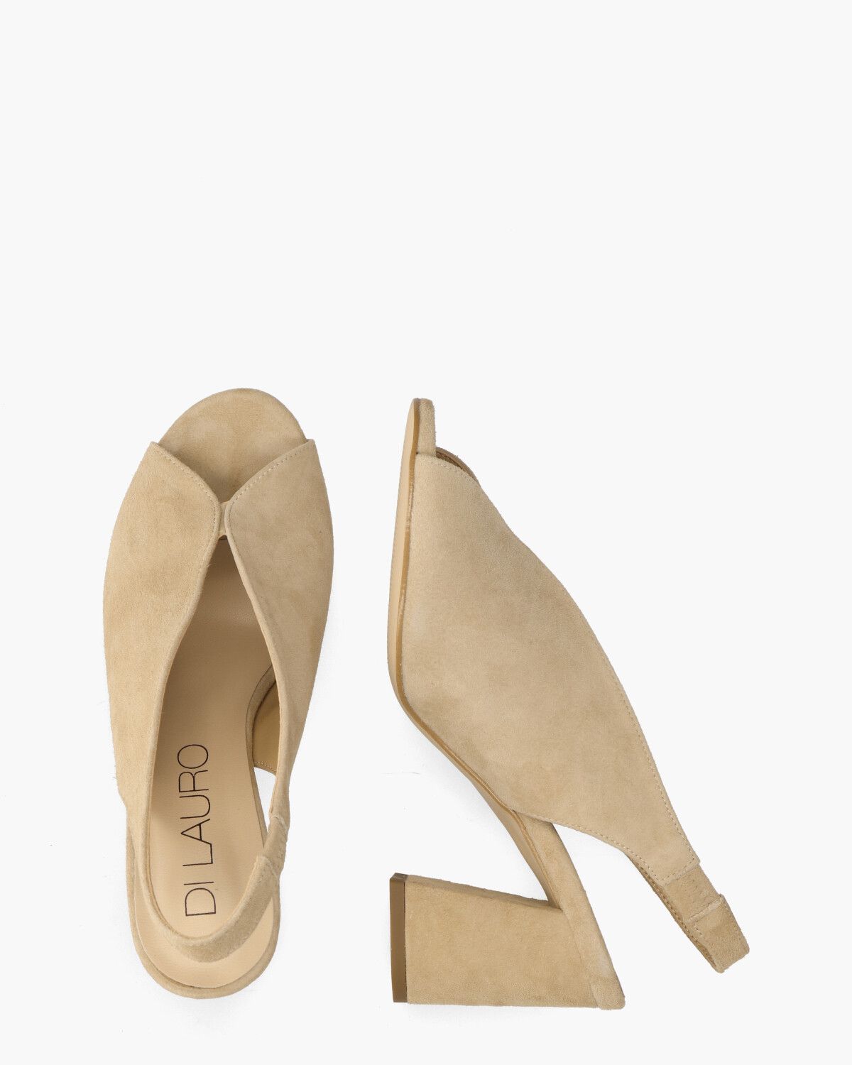 Rosette Beige Dames Slingbackpumps