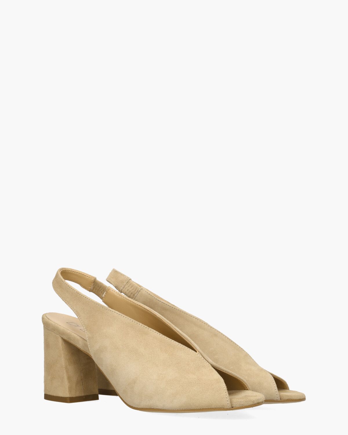Rosette Beige Dames Slingbackpumps