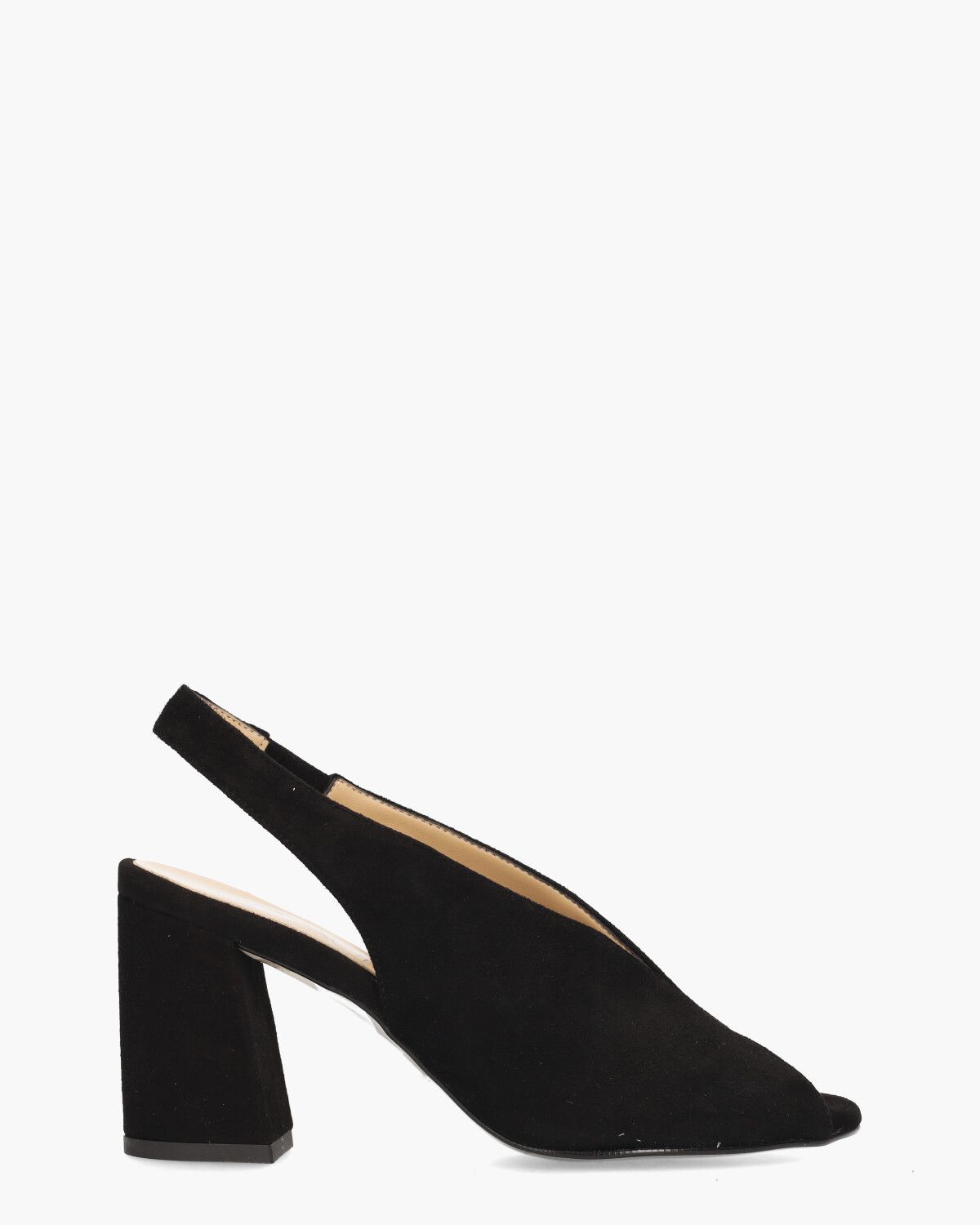 Rosette Zwart Dames Slingbackpumps