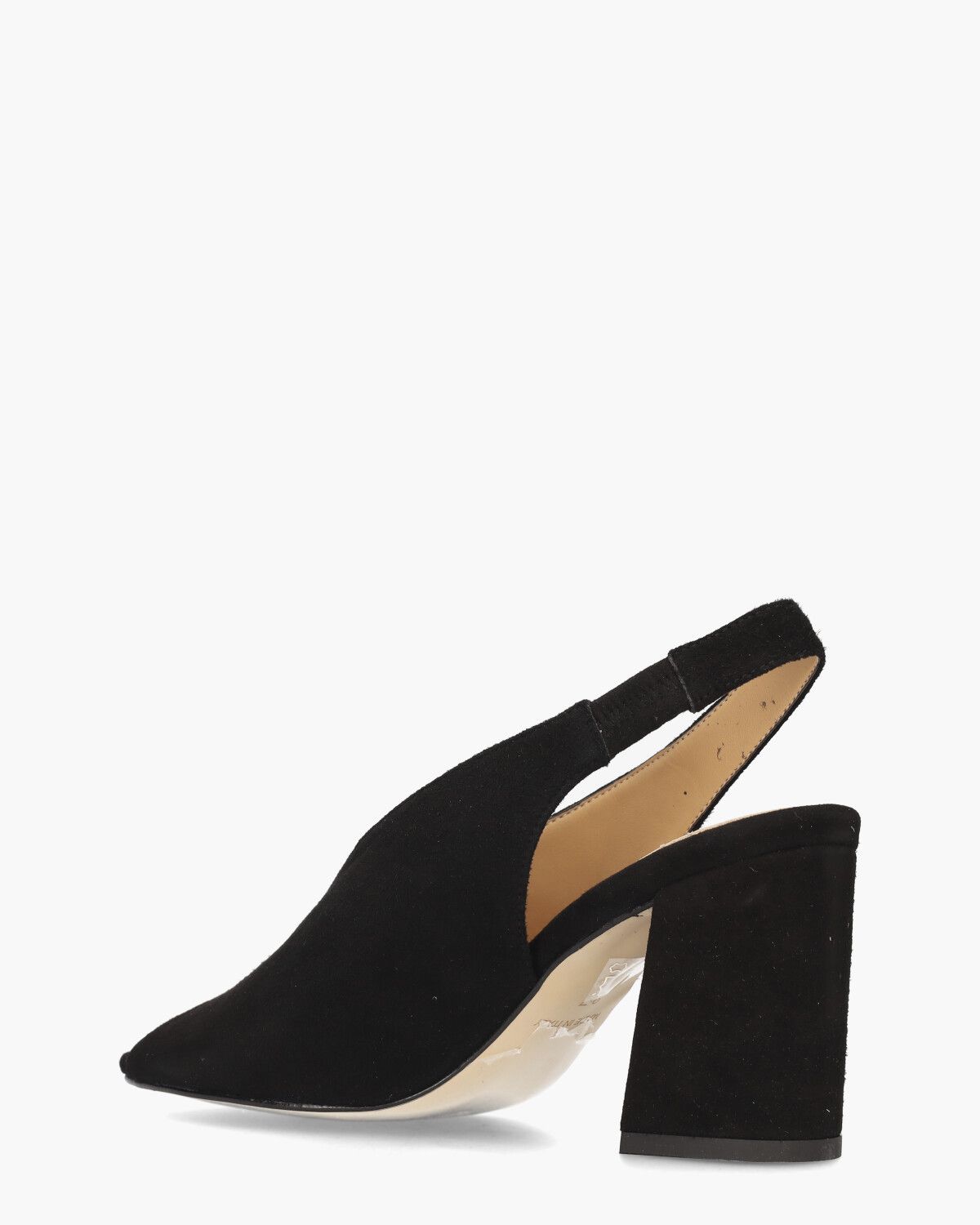 Rosette Zwart Dames Slingbackpumps