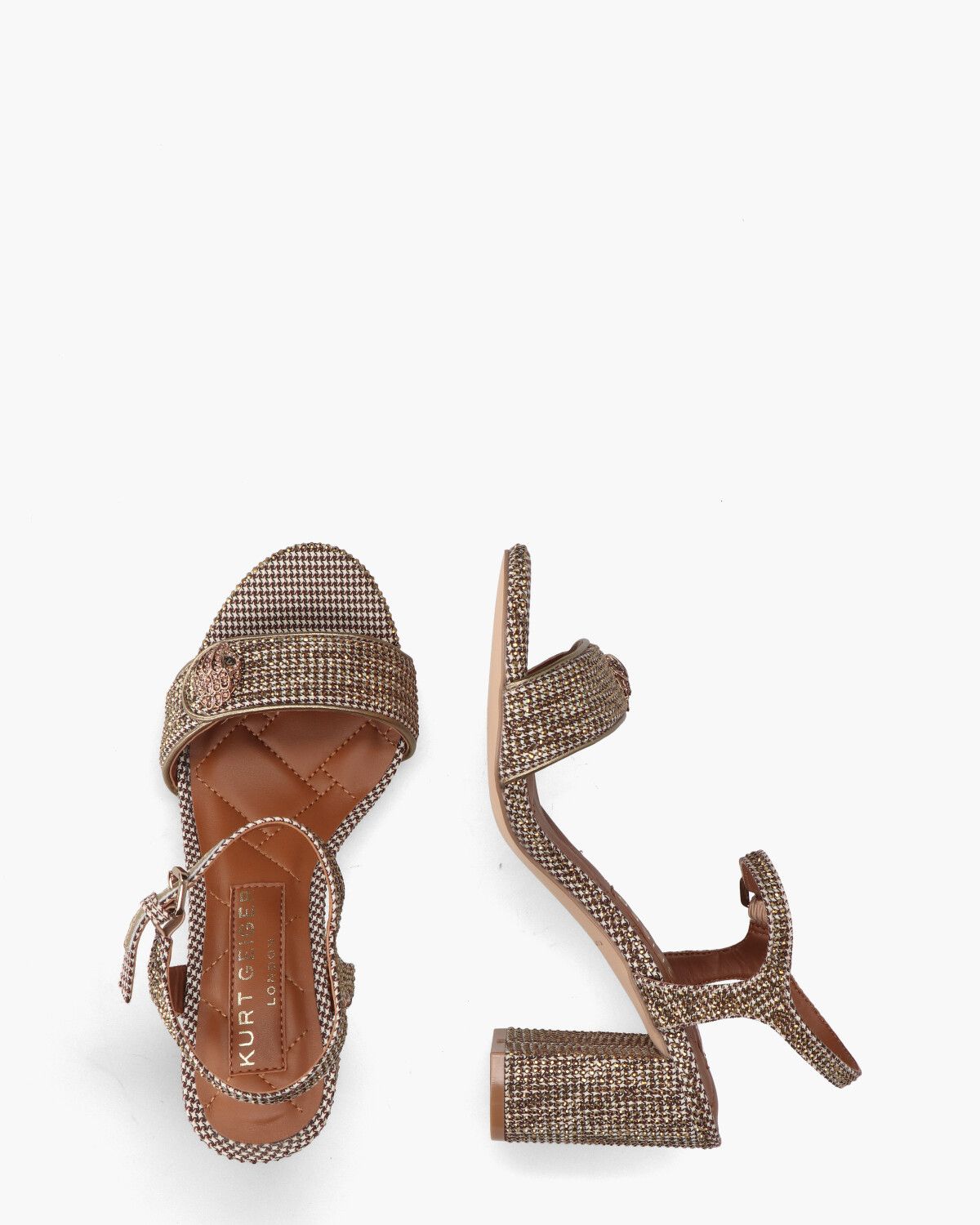 Kensington Langley Sandal Bruin/Brons Damessandalen