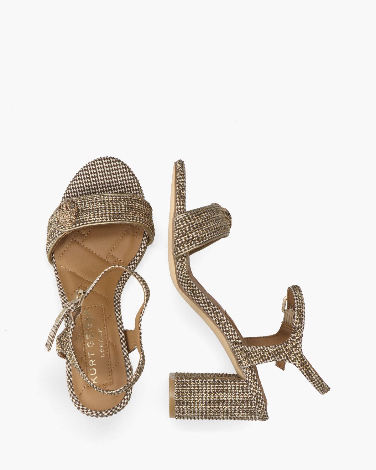 Kensington Langley Heel Goud Damessandalen