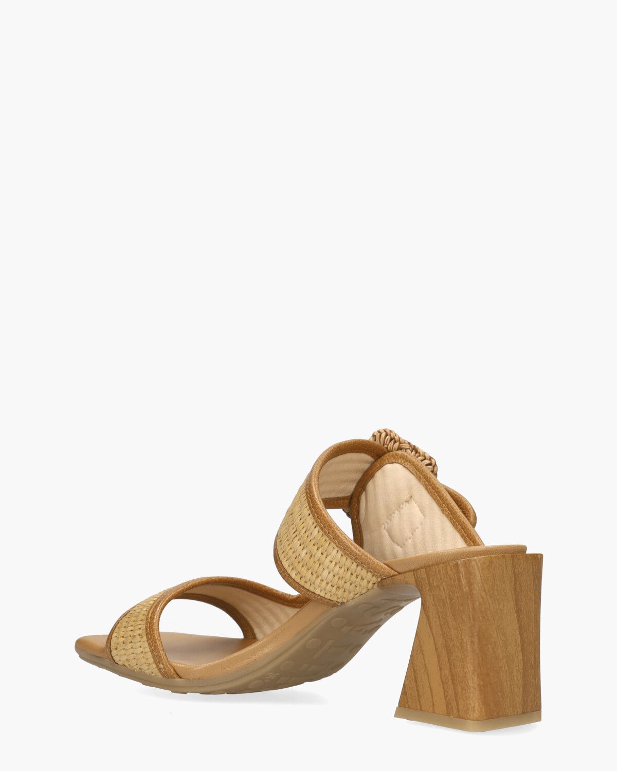RHV254048 Naturel/Cognac Damesslippers