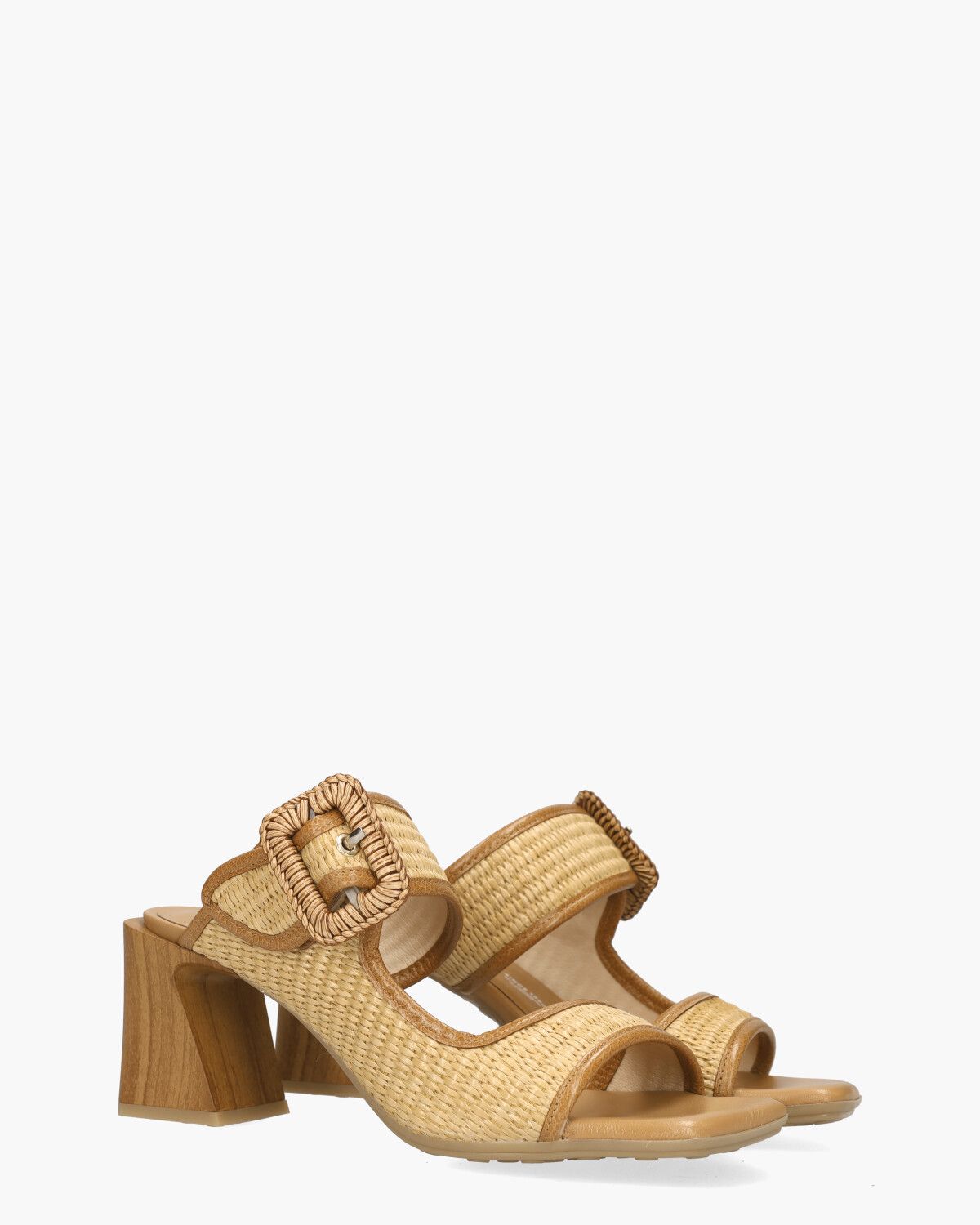 RHV254048 Naturel/Cognac Damesslippers