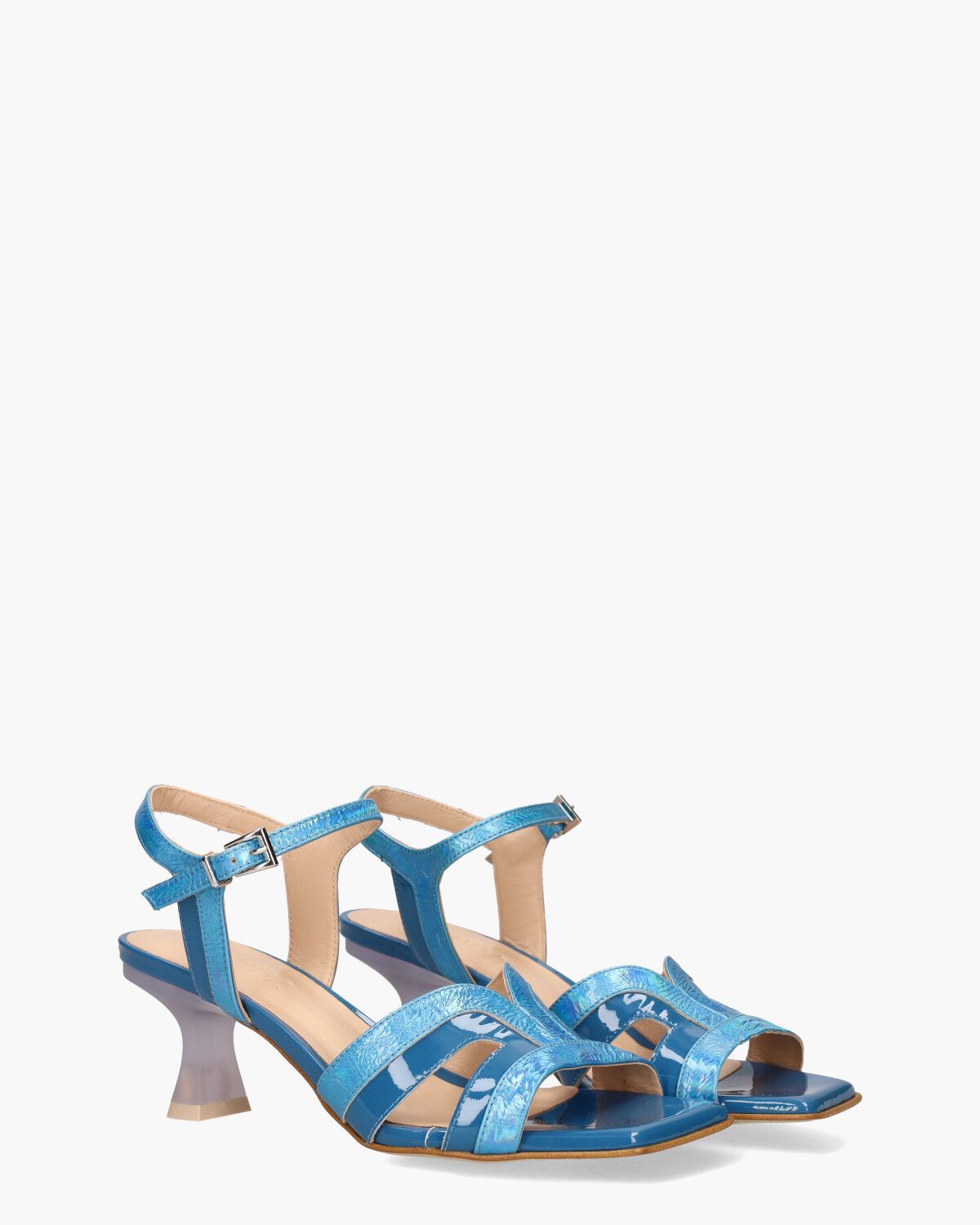 2147 Turquoise/Blauw Damessandalen
