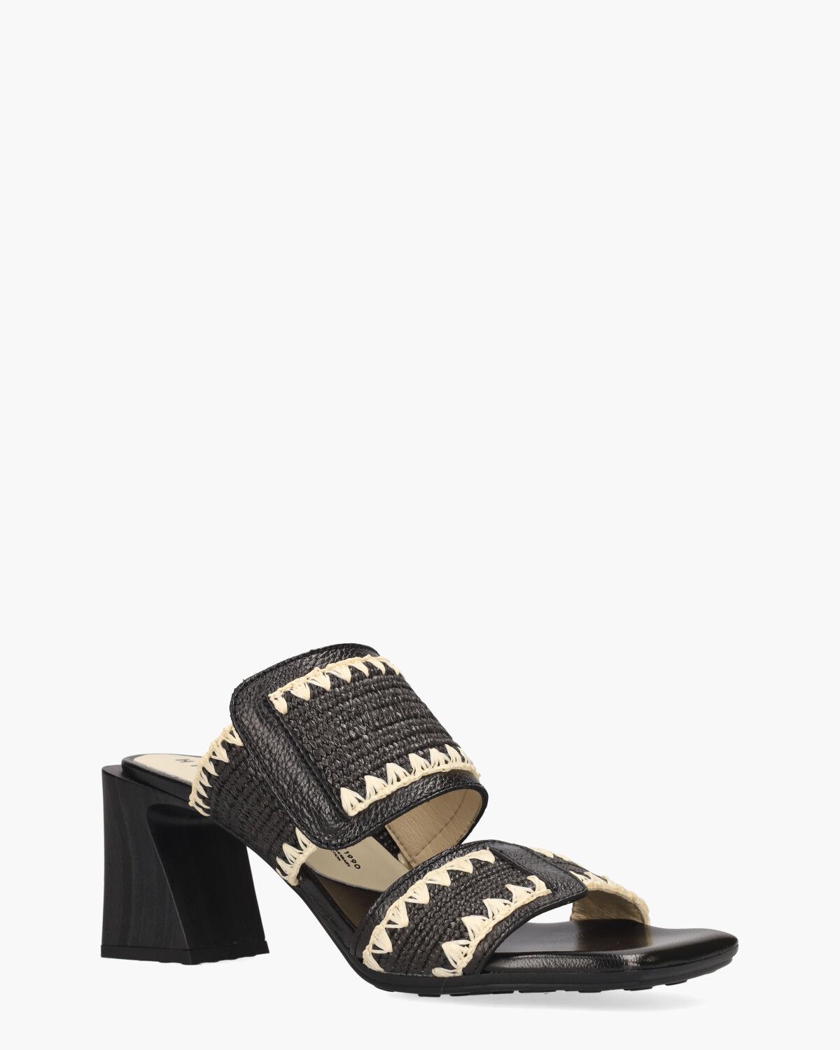 HV253946 Zwart/Off-White Damesslippers