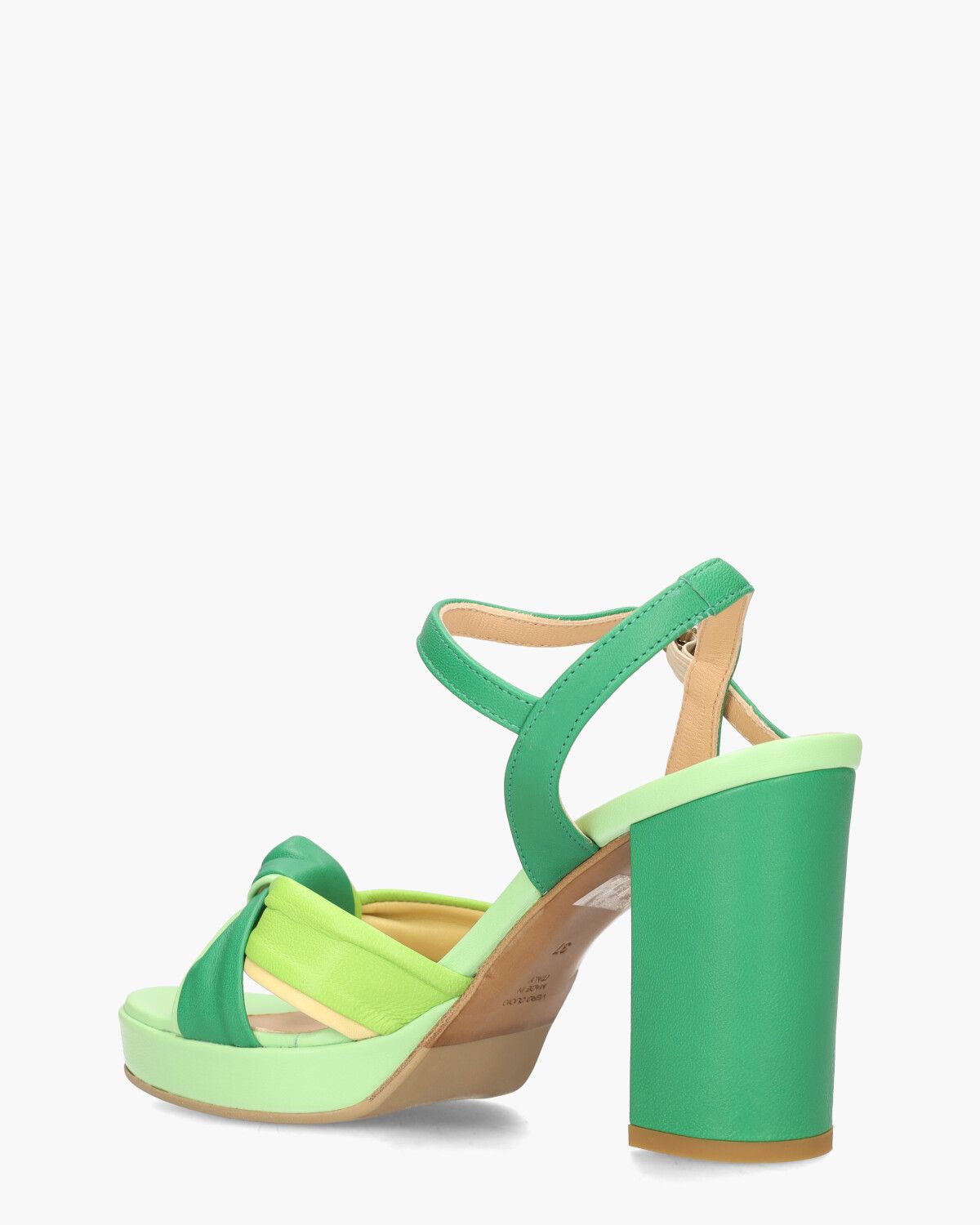 5718 Groen Damessandalen