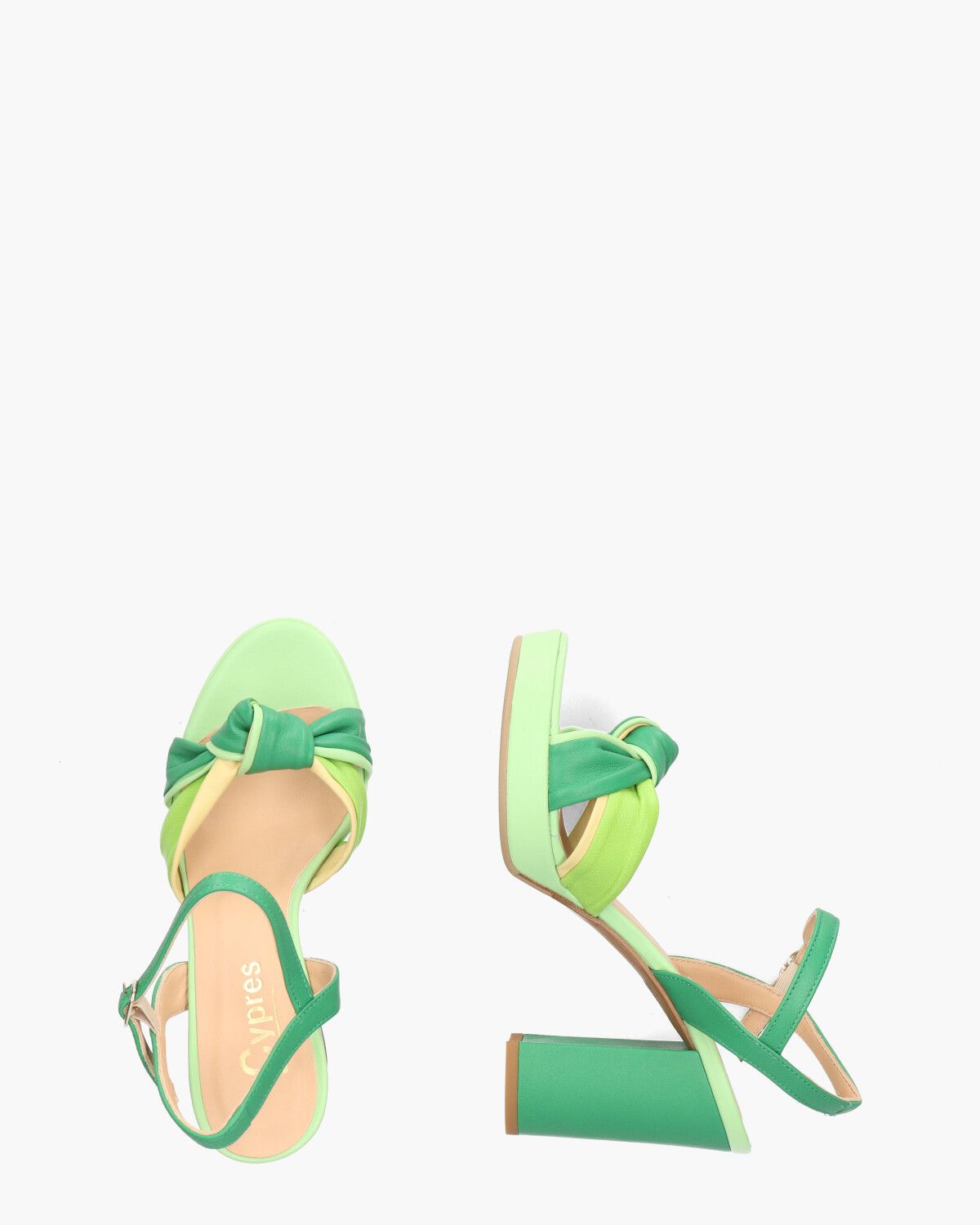 5718 Groen Damessandalen