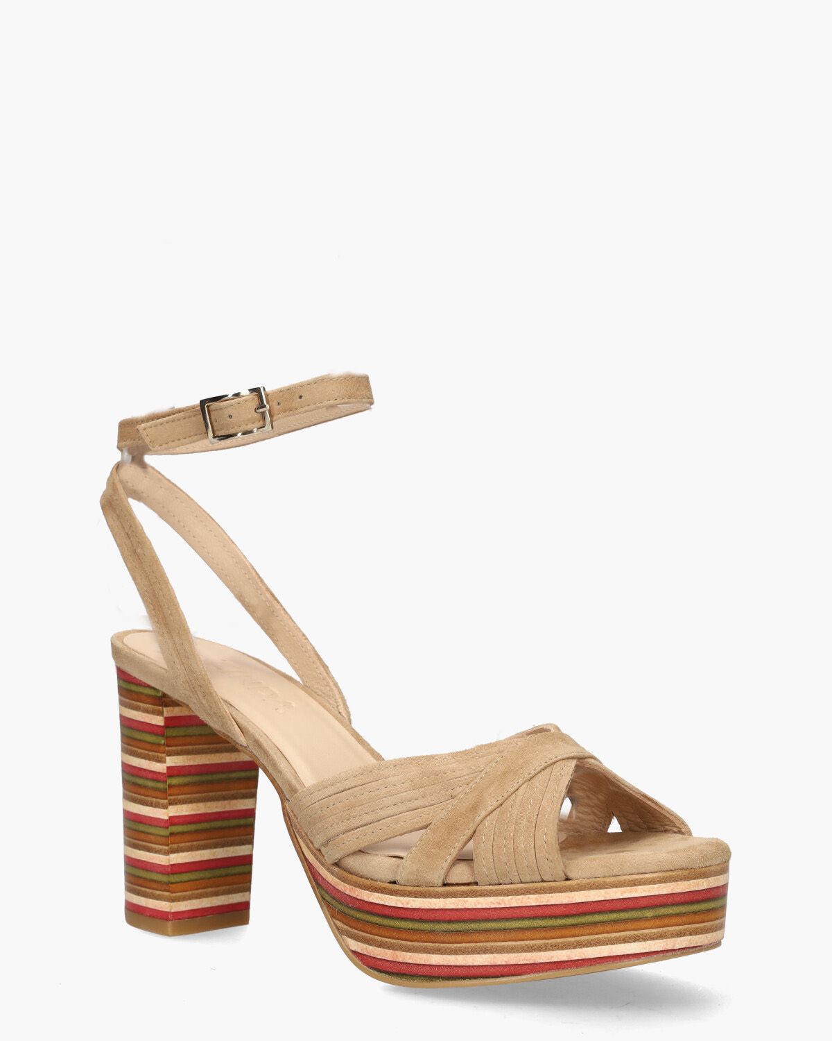2726 Beige Damessandalen