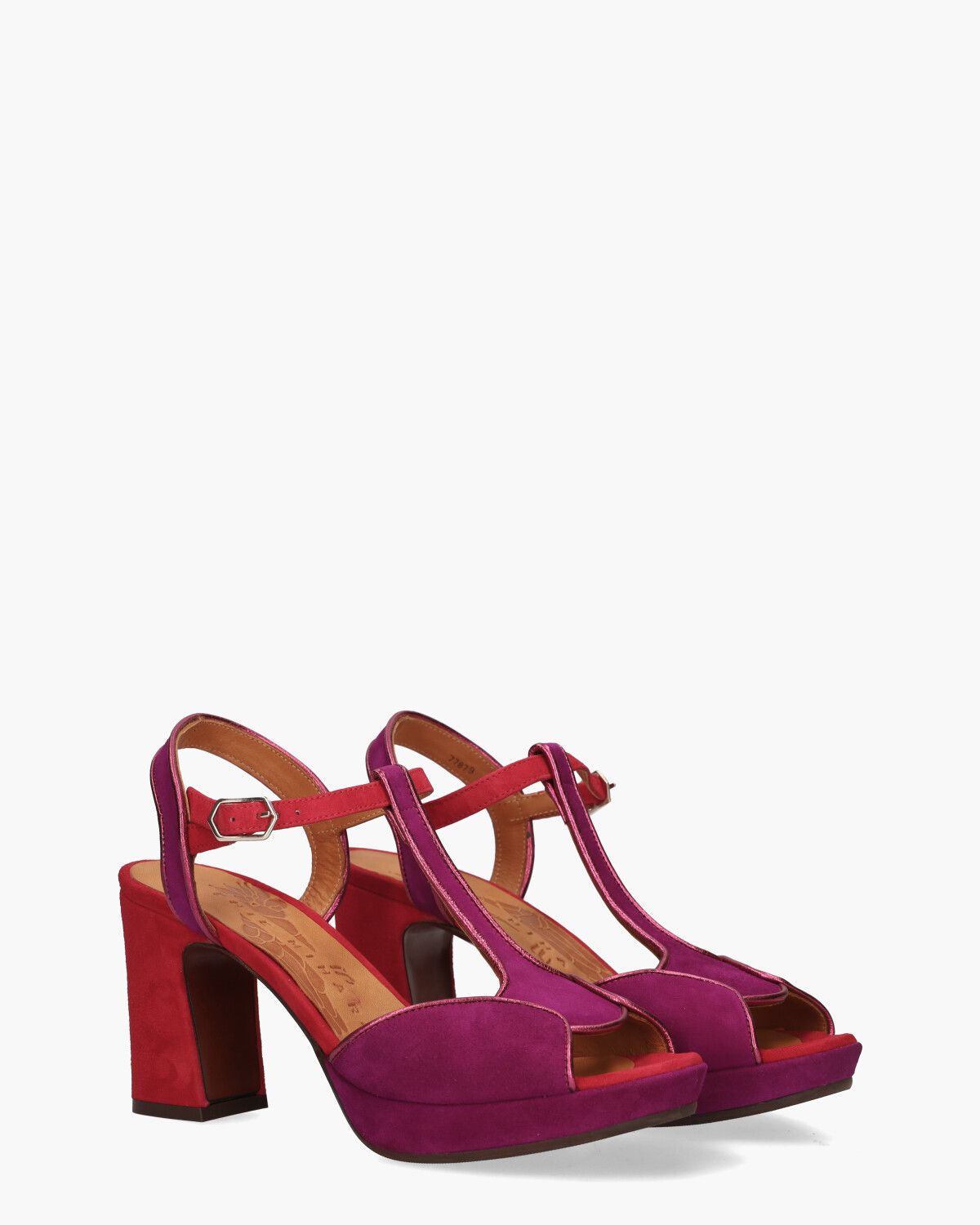 Keduni Roze/Rood Damessandalen