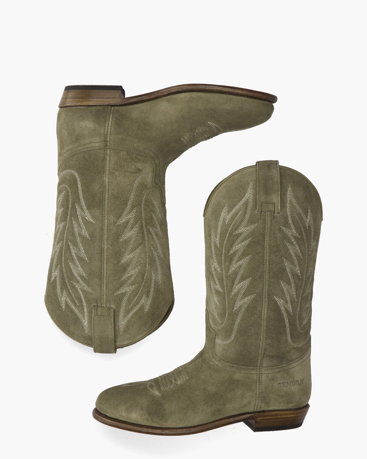 13843 Groen Damesboots