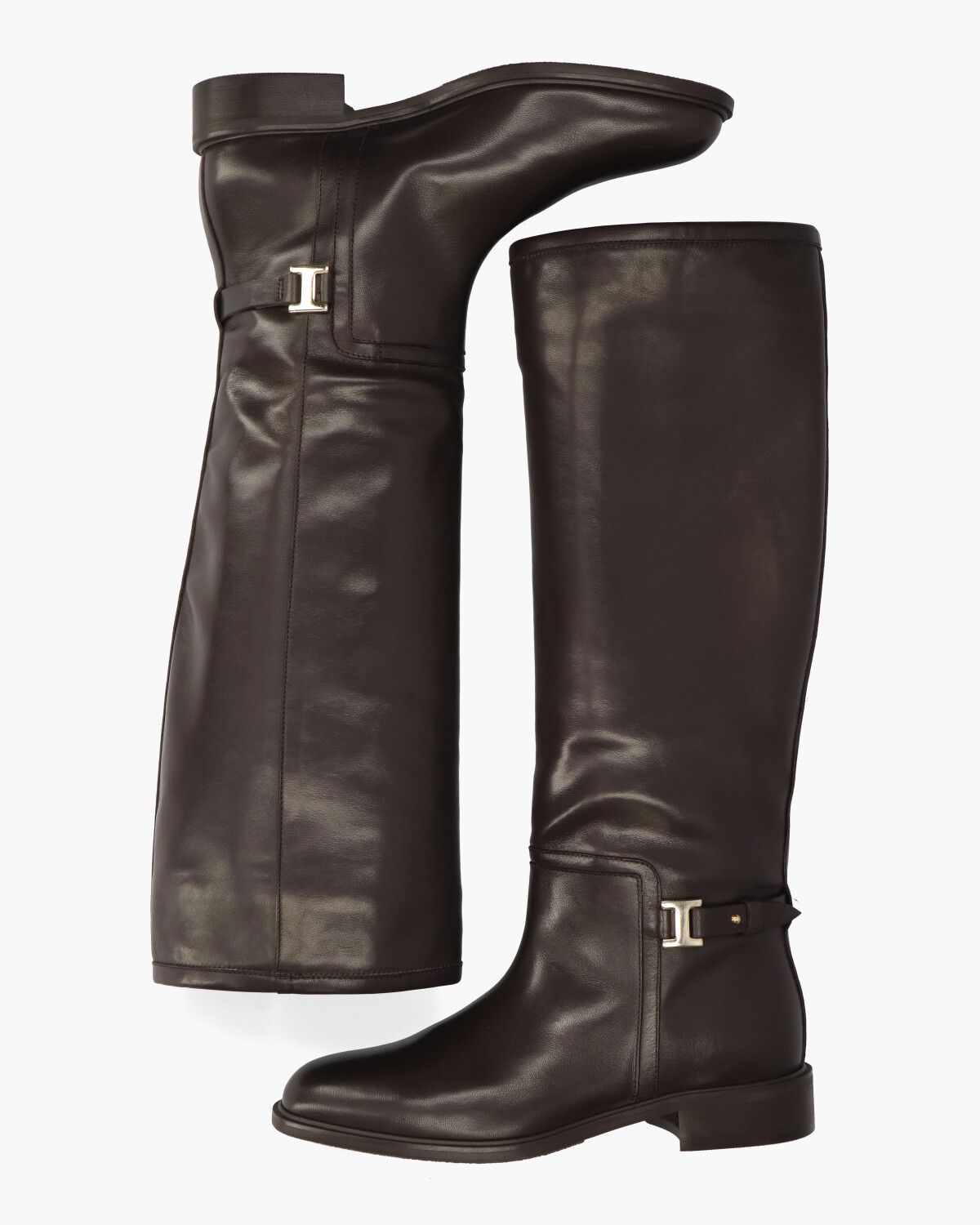 25I093 Donkerbruin Damesboots