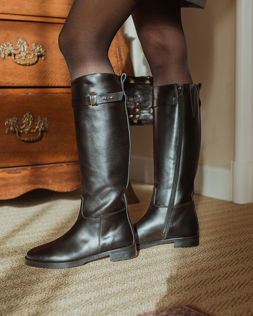 32556 Zwart Damesboots