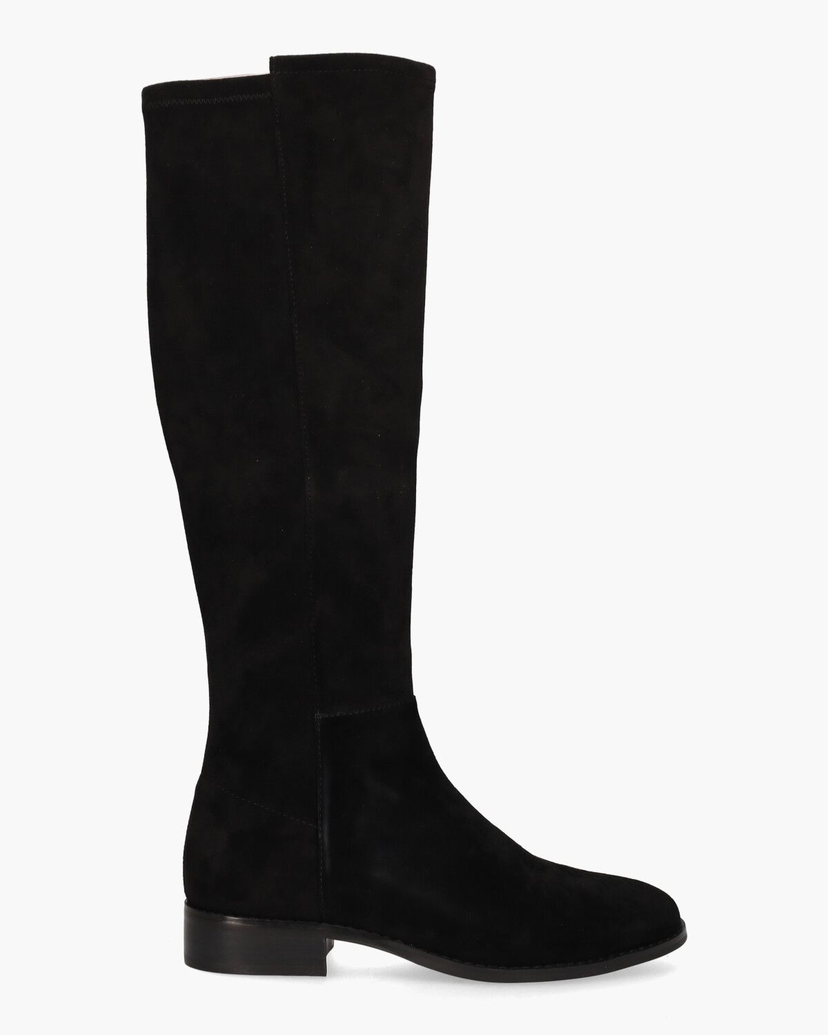 Janine Zwart Suède Damesboots