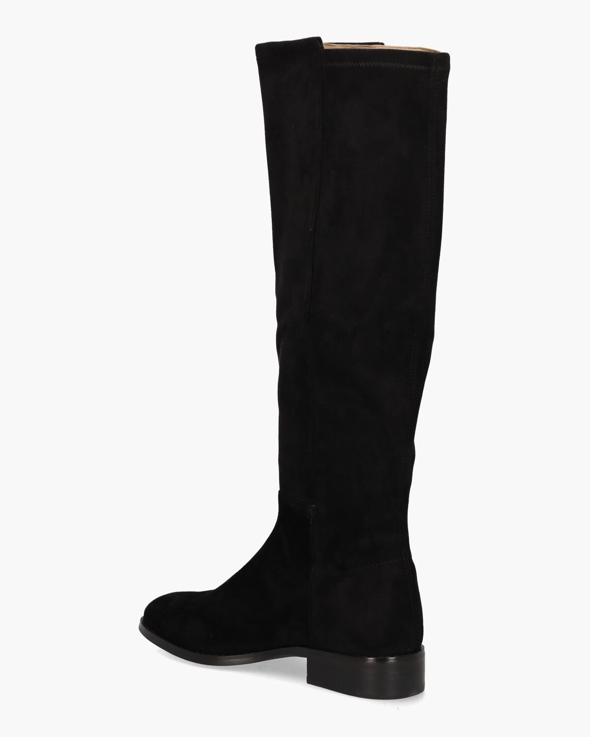 Janine Zwart Suède Damesboots