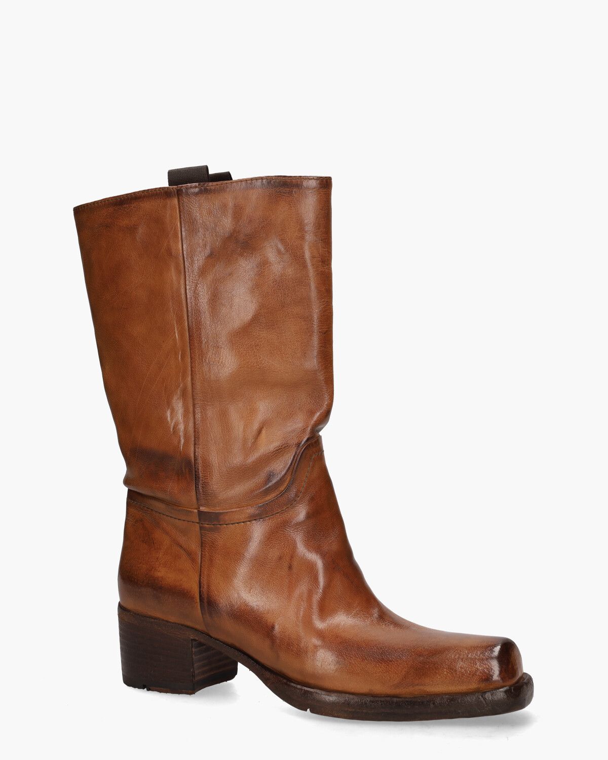 FR02A Cognac Damesboots