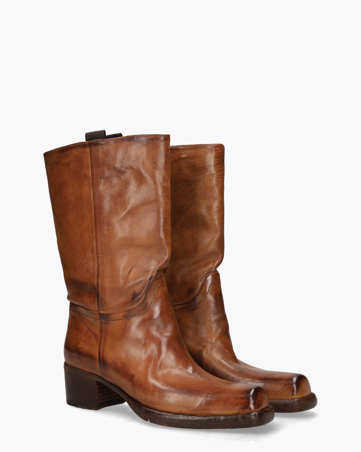 FR02A Cognac Damesboots