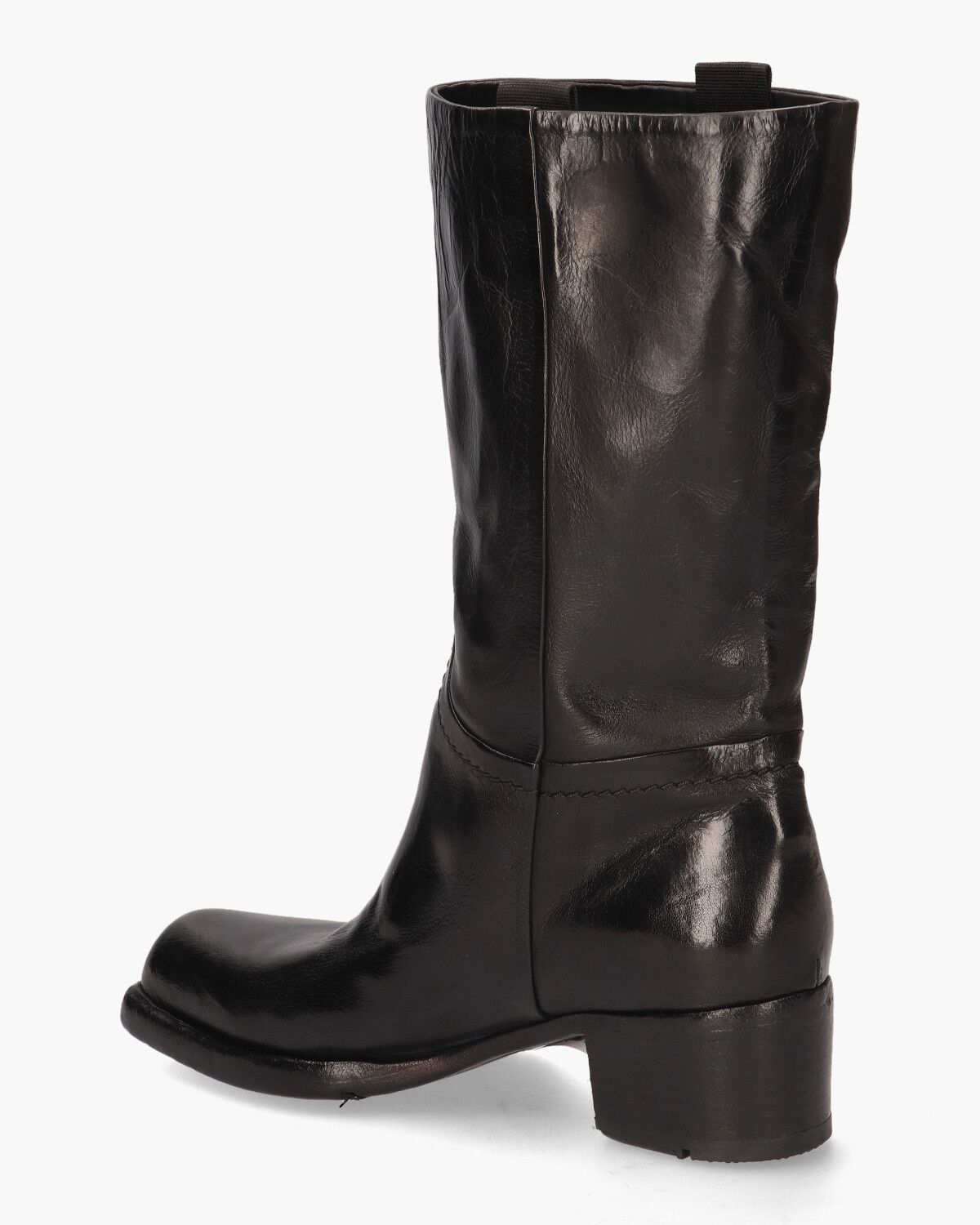 FR02A Zwart Damesboots