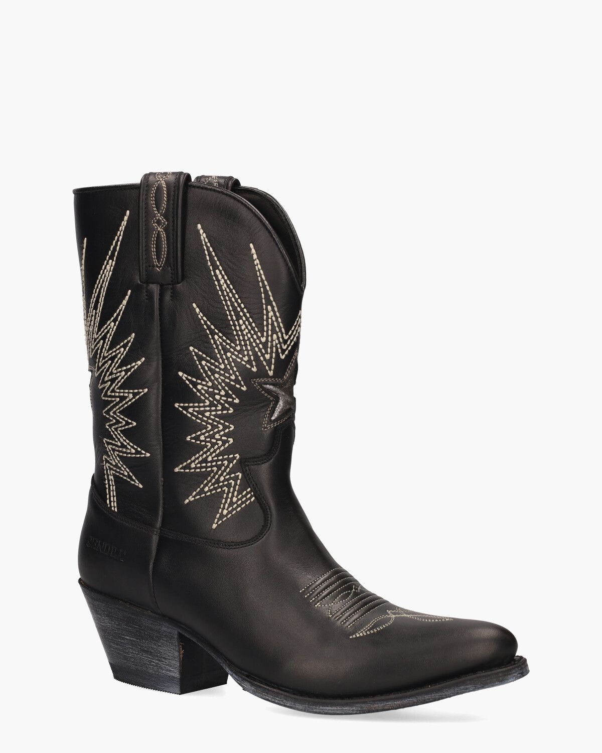 18947 Zwart/Wit Damesboots