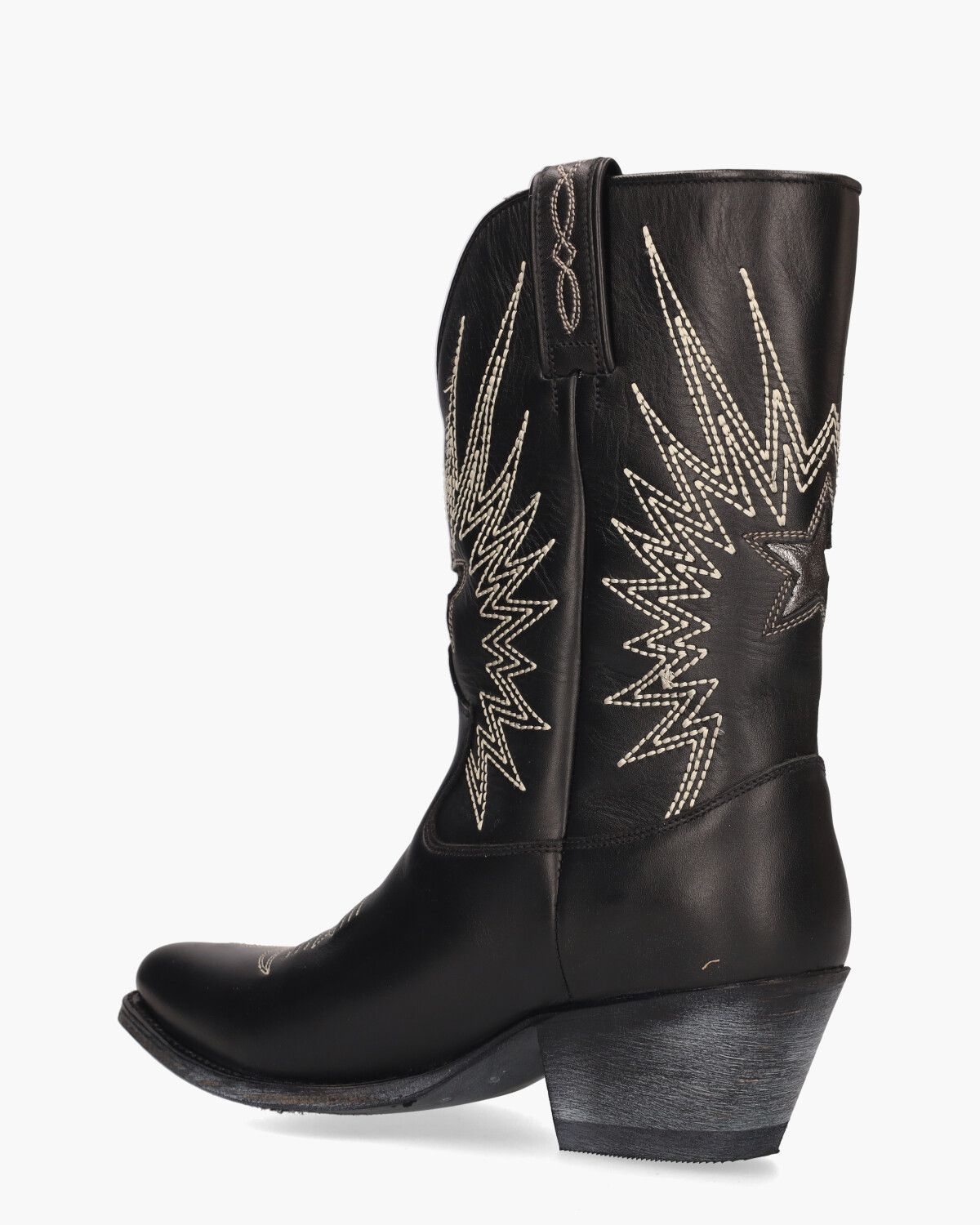 18947 Zwart/Wit Damesboots