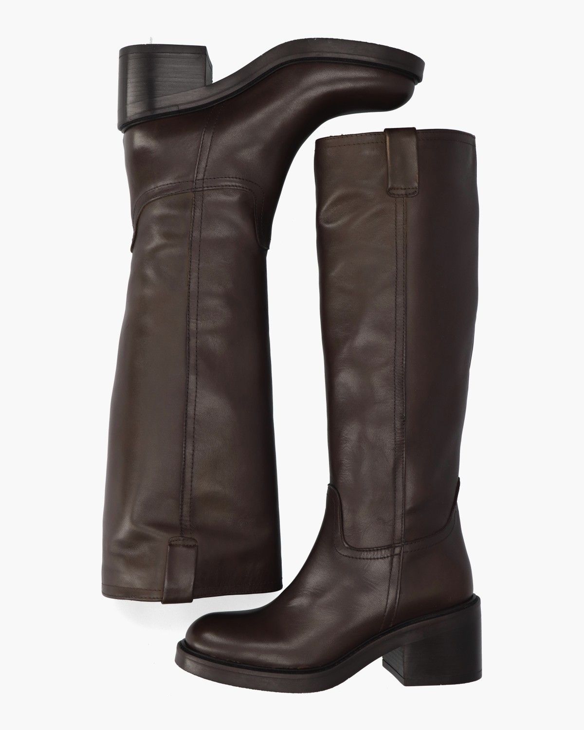 Julie Dee IV325 Donkerbruin Damesboots - Van Arendonk.nl