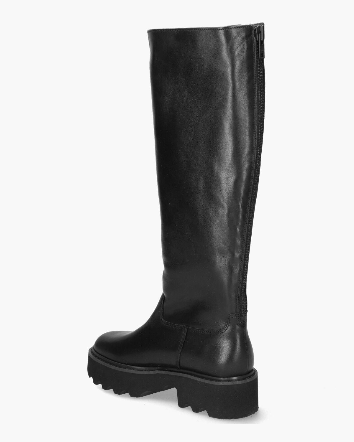 Fara Zip Zwart Damesboots
