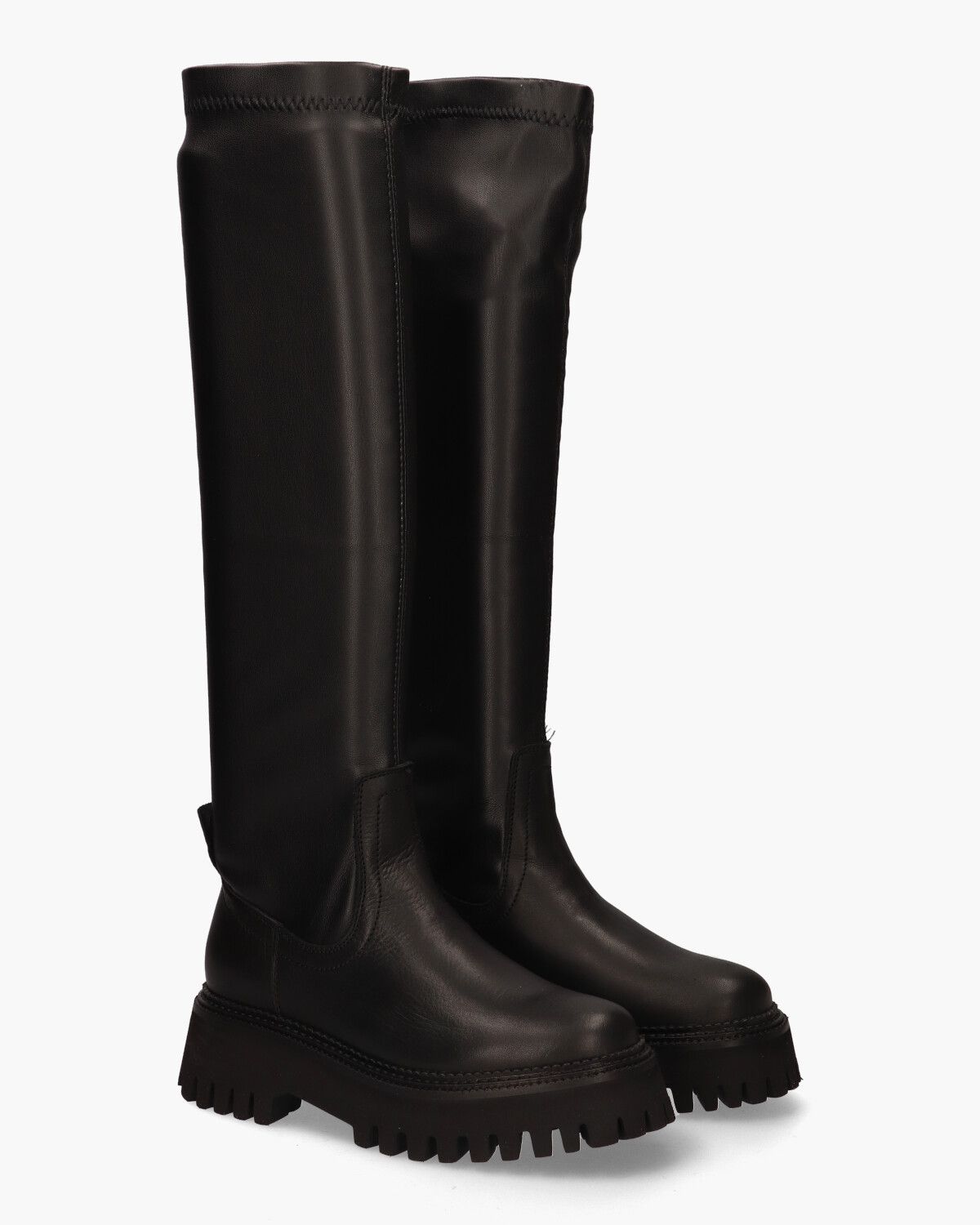 Groov-y Stretch High Zwart Damesboots