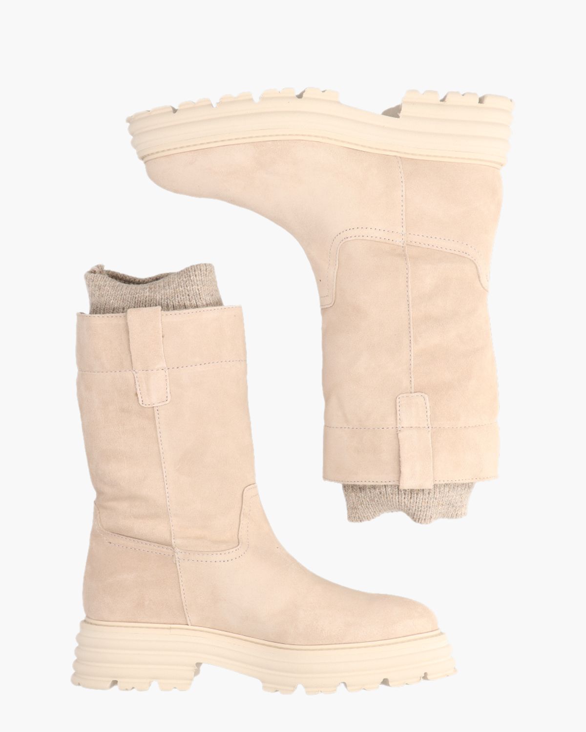 2511 Beige Damesboots